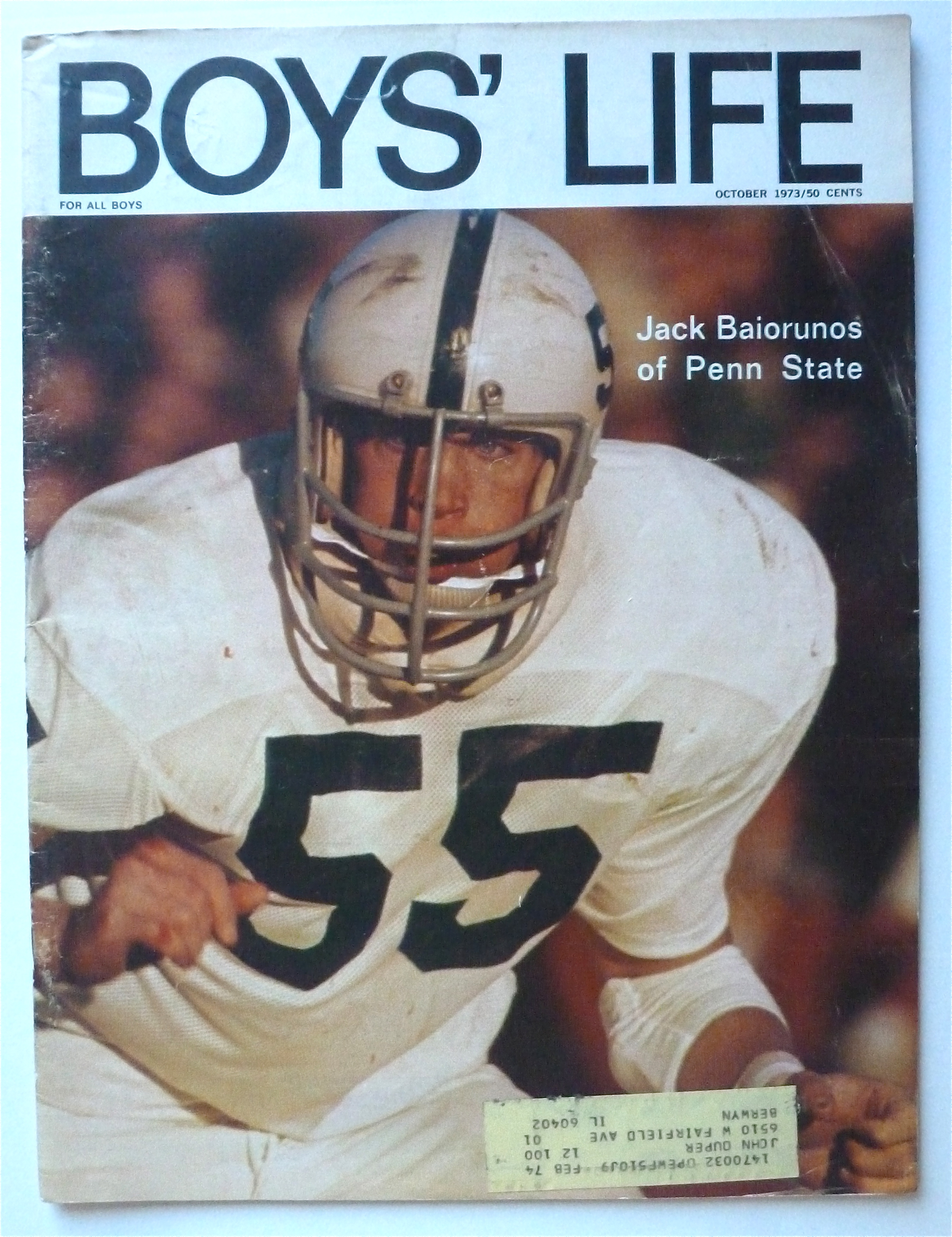 Boys Life Magazine October 1973 Jack Baiorunos