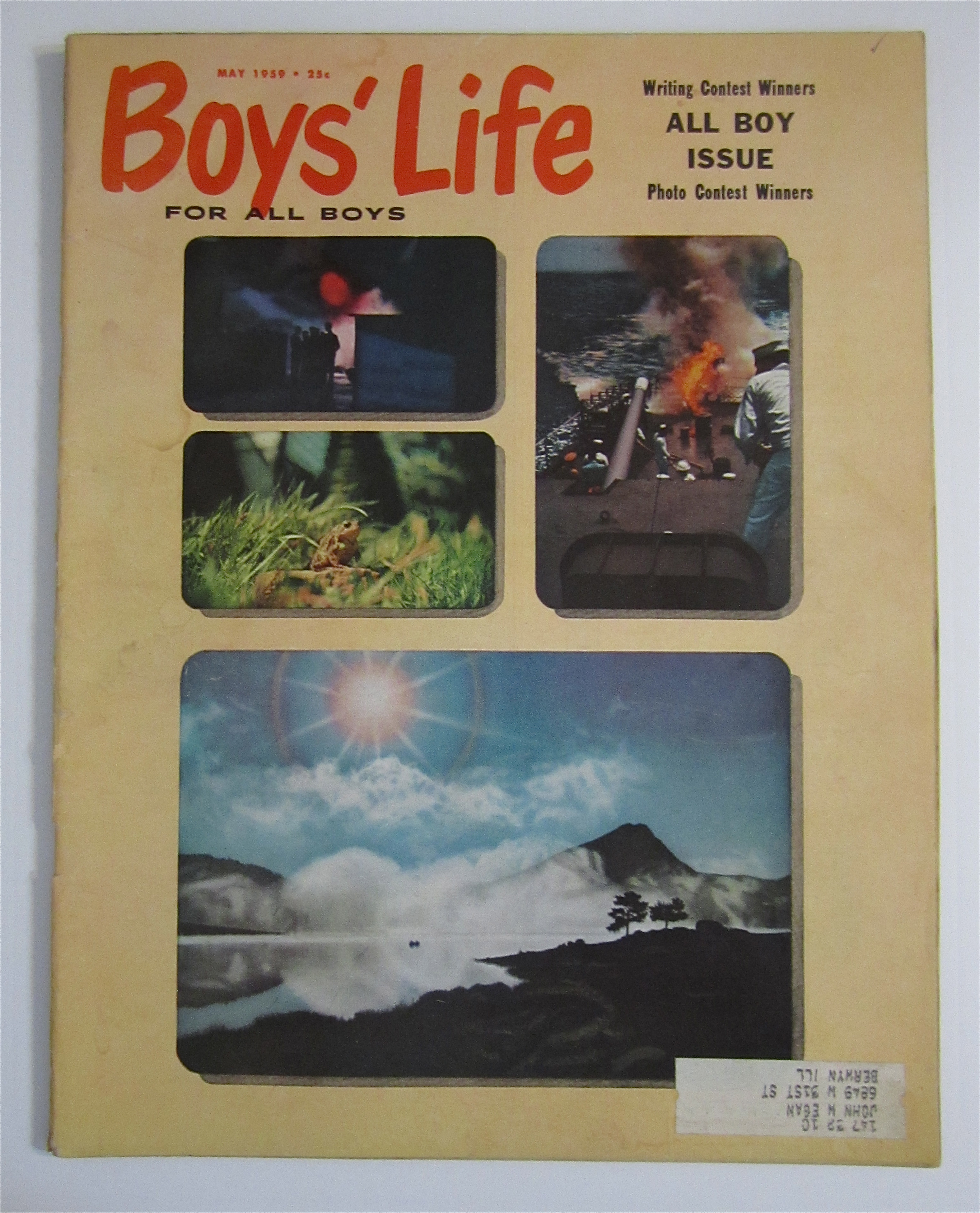 Boys' Life Magazine May 1959 Photo Contest Winners