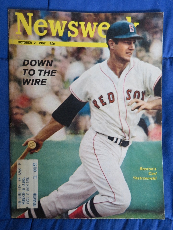 Newsweek Magazine October 2, 1967 Down To The Wire: Boston's Carl Yastrzemski