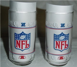Mobile NFL Glasses Set of 2