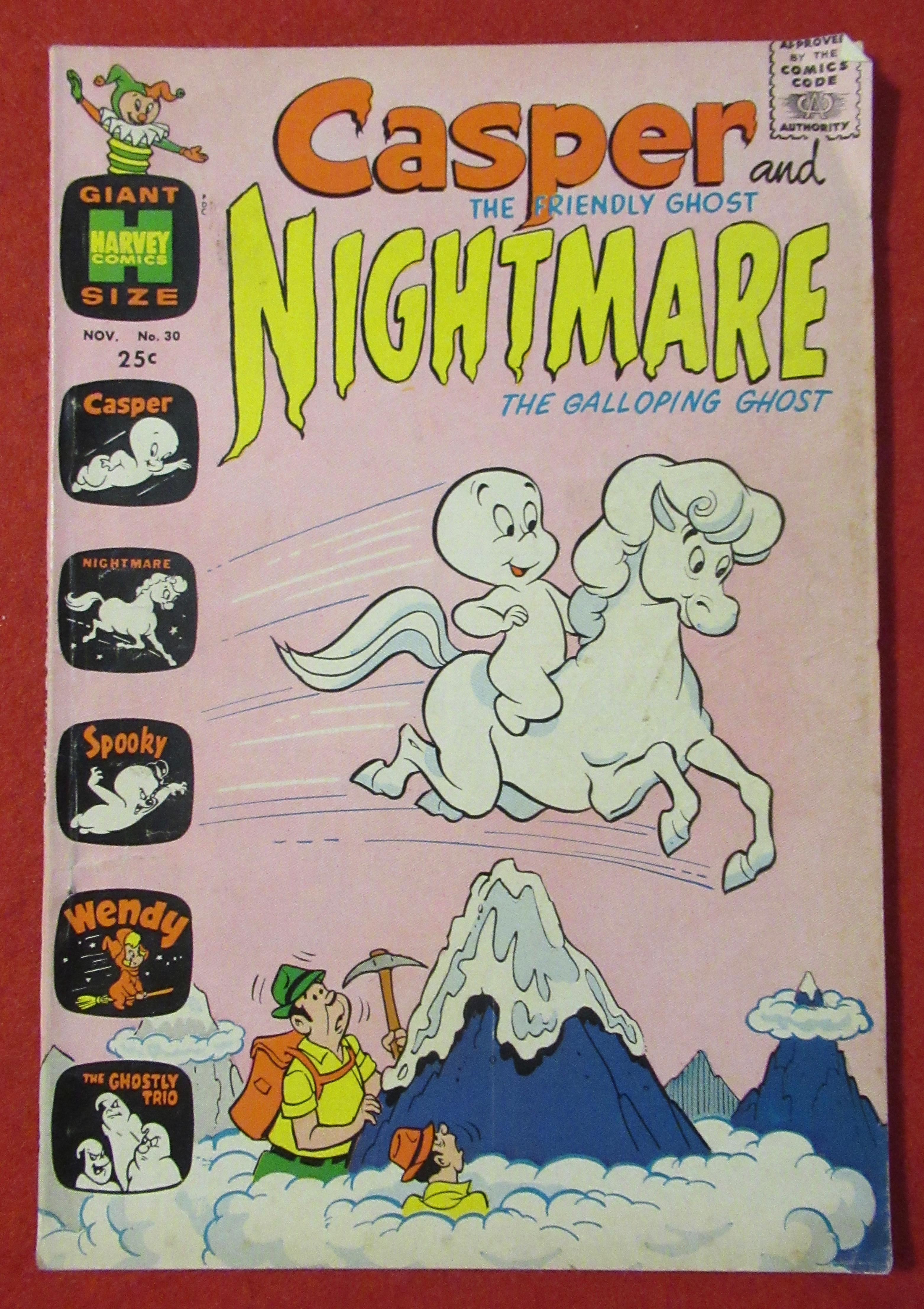 Casper The Friendly Ghost Comic November 1970 Brain