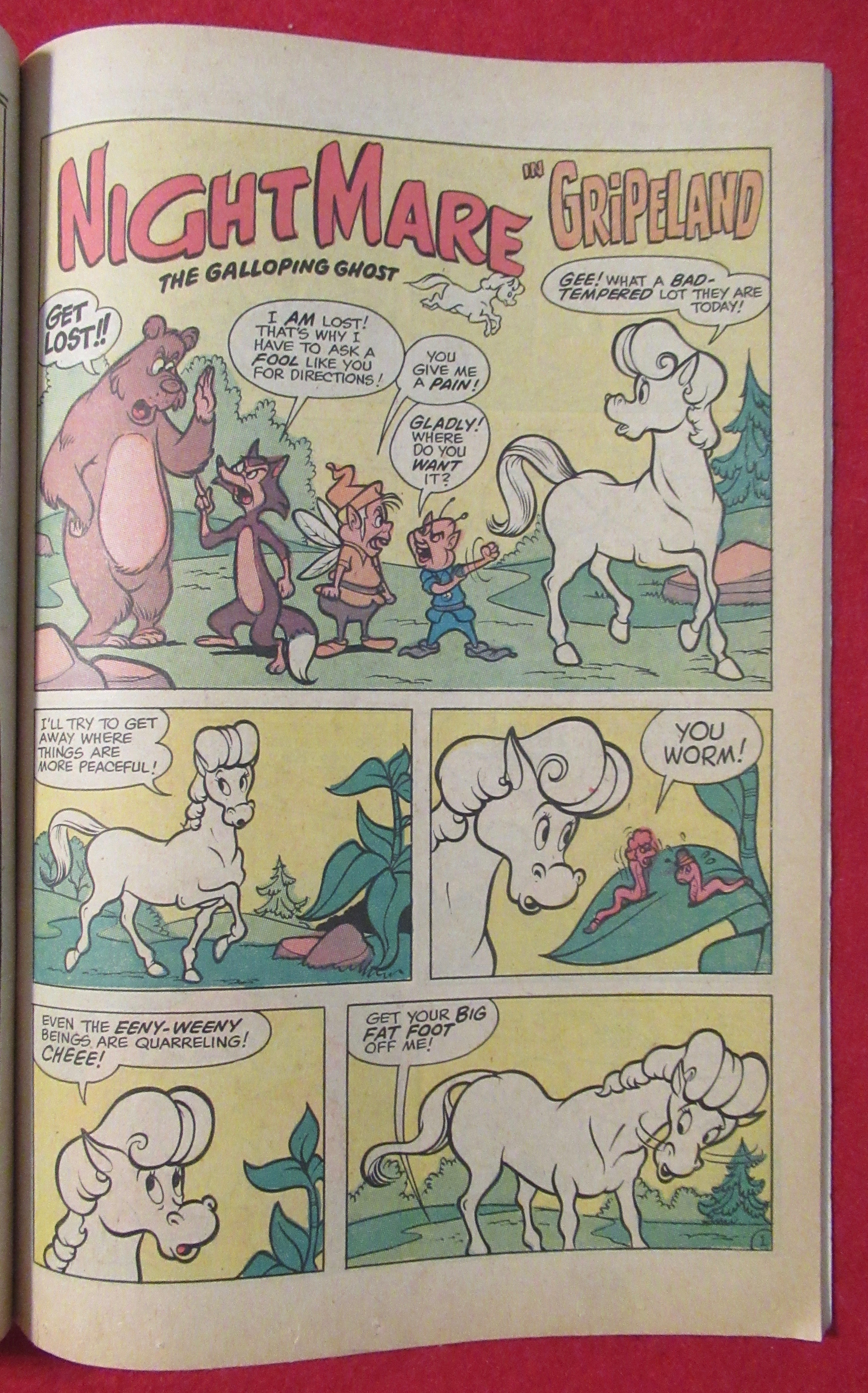 Casper The Friendly Ghost Comic November 1970 Brain