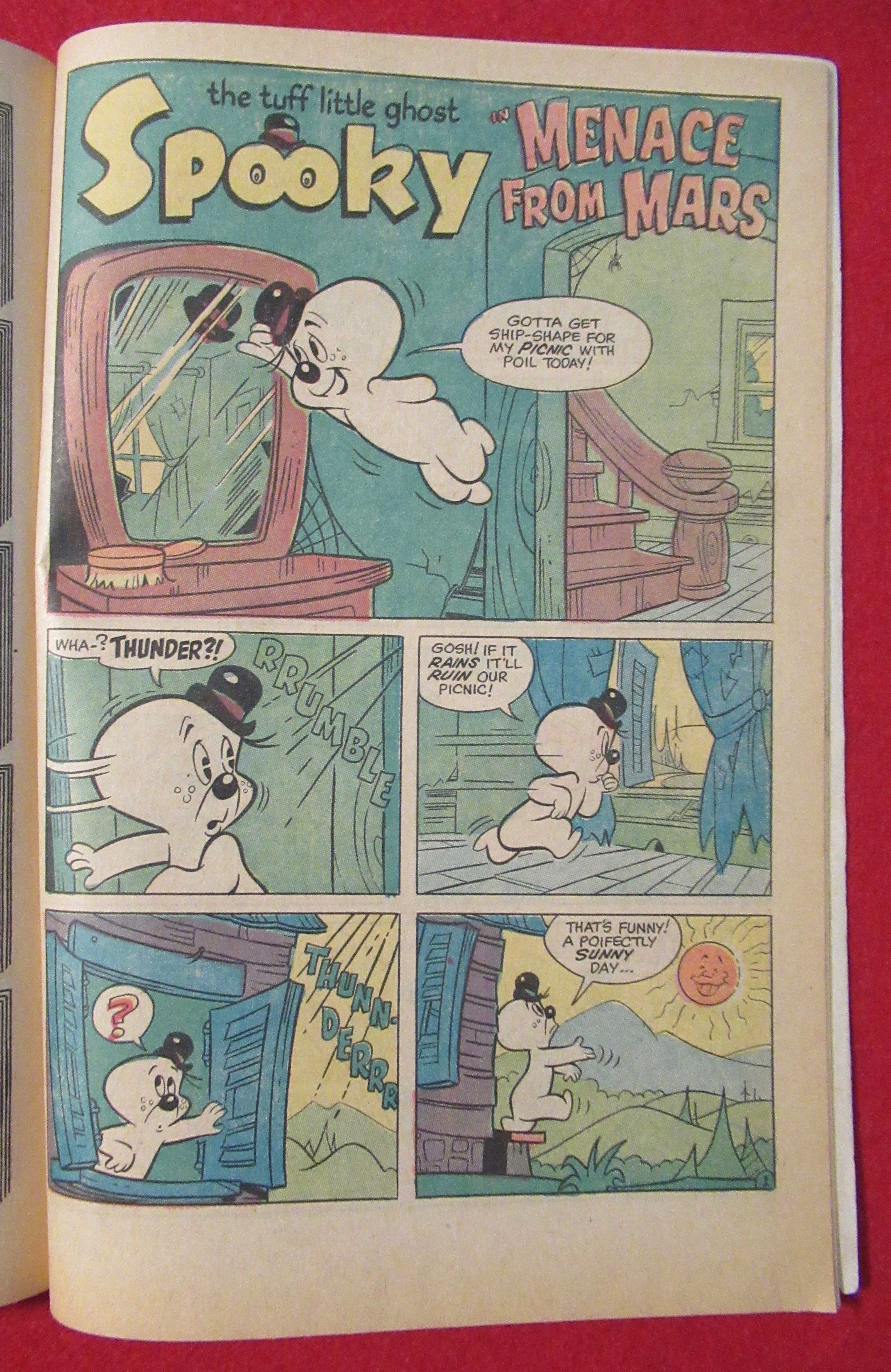 Casper The Friendly Ghost Comic November 1970 Brain