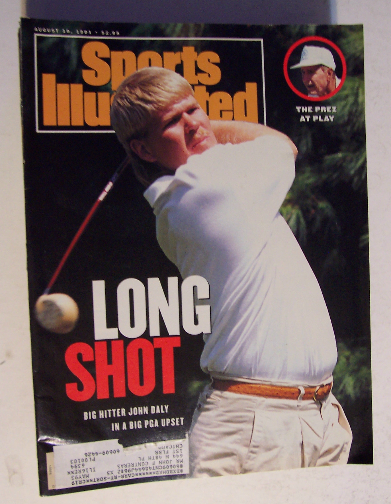 Sports Illustrated Magazine-August 19, 1991-John Daly