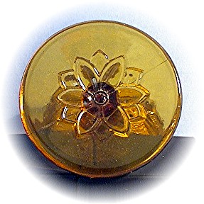 Amber Glass 9 Wine Goblets USA