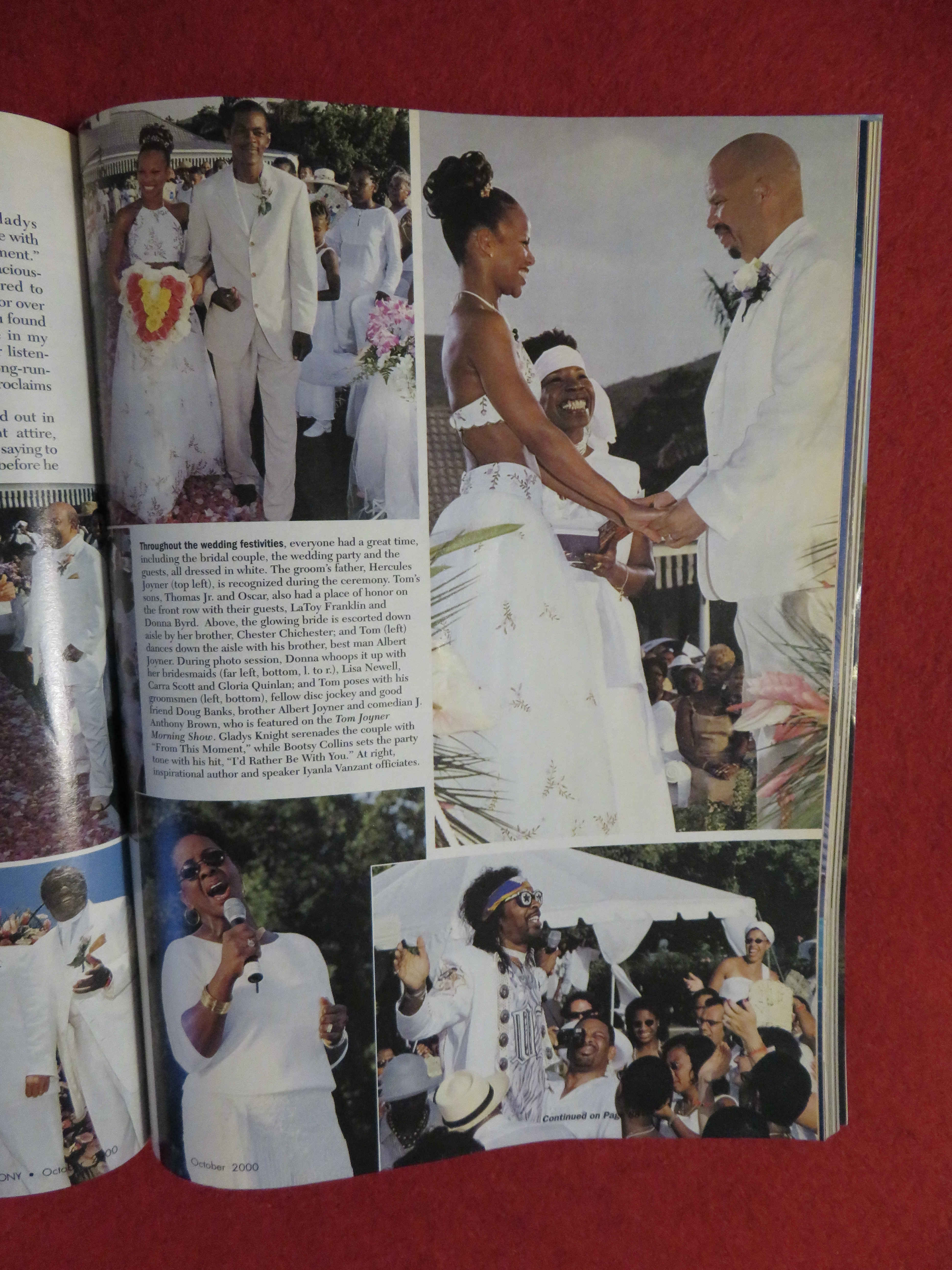 Ebony Magazine October 2000 Tom & Donna