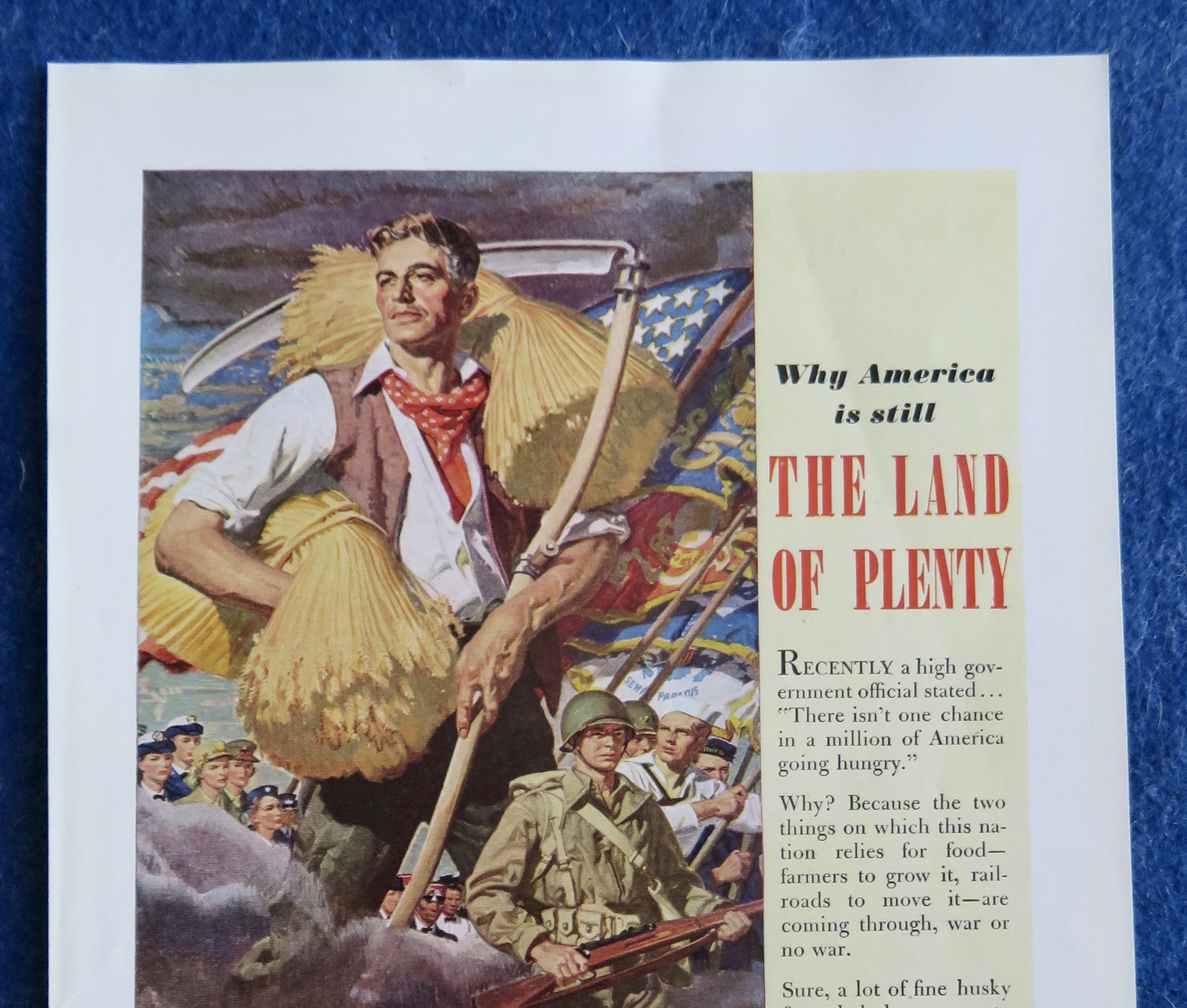 1944 Pennsylvania Railroad with the Land of Plenty