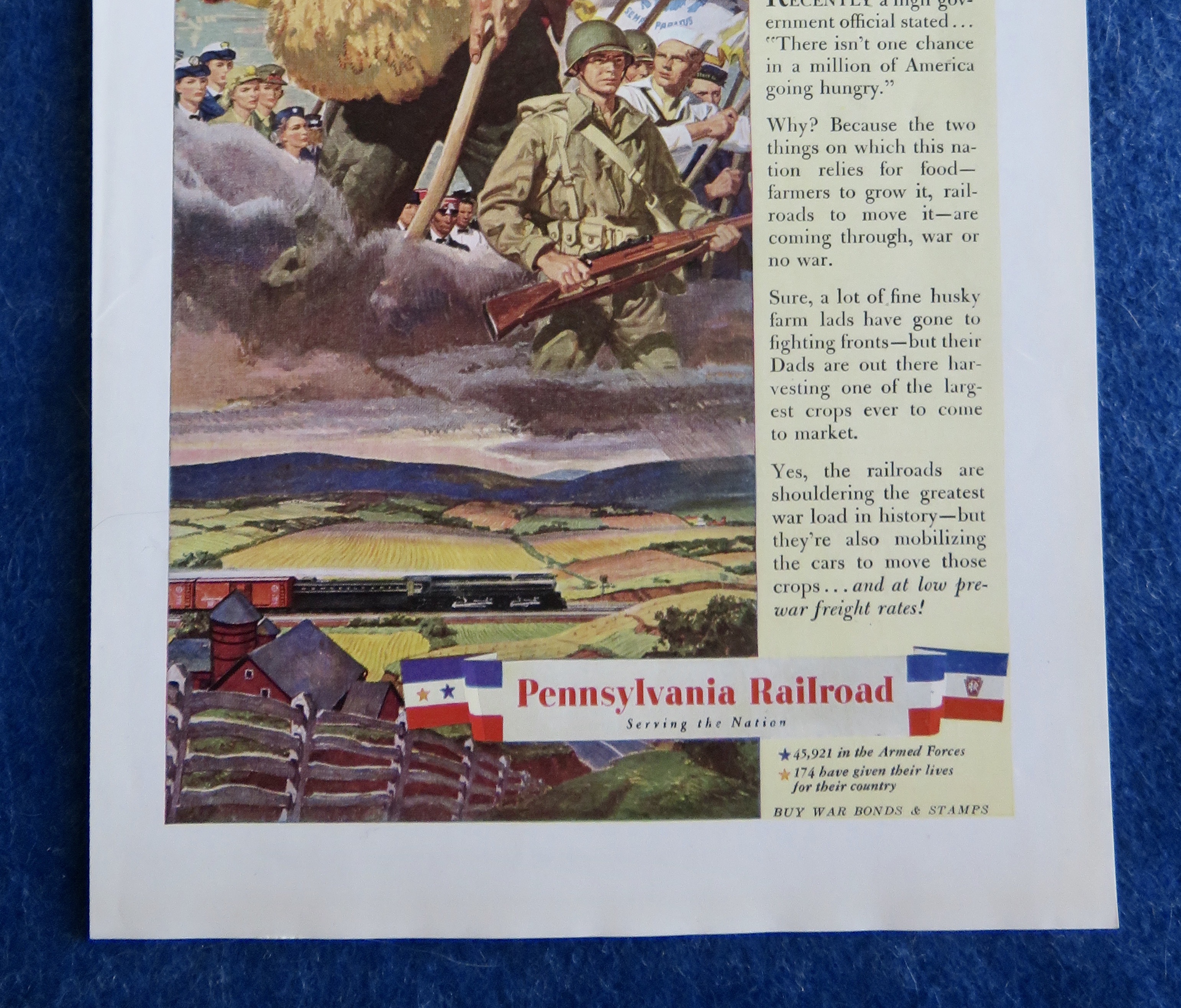 1944 Pennsylvania Railroad with the Land of Plenty