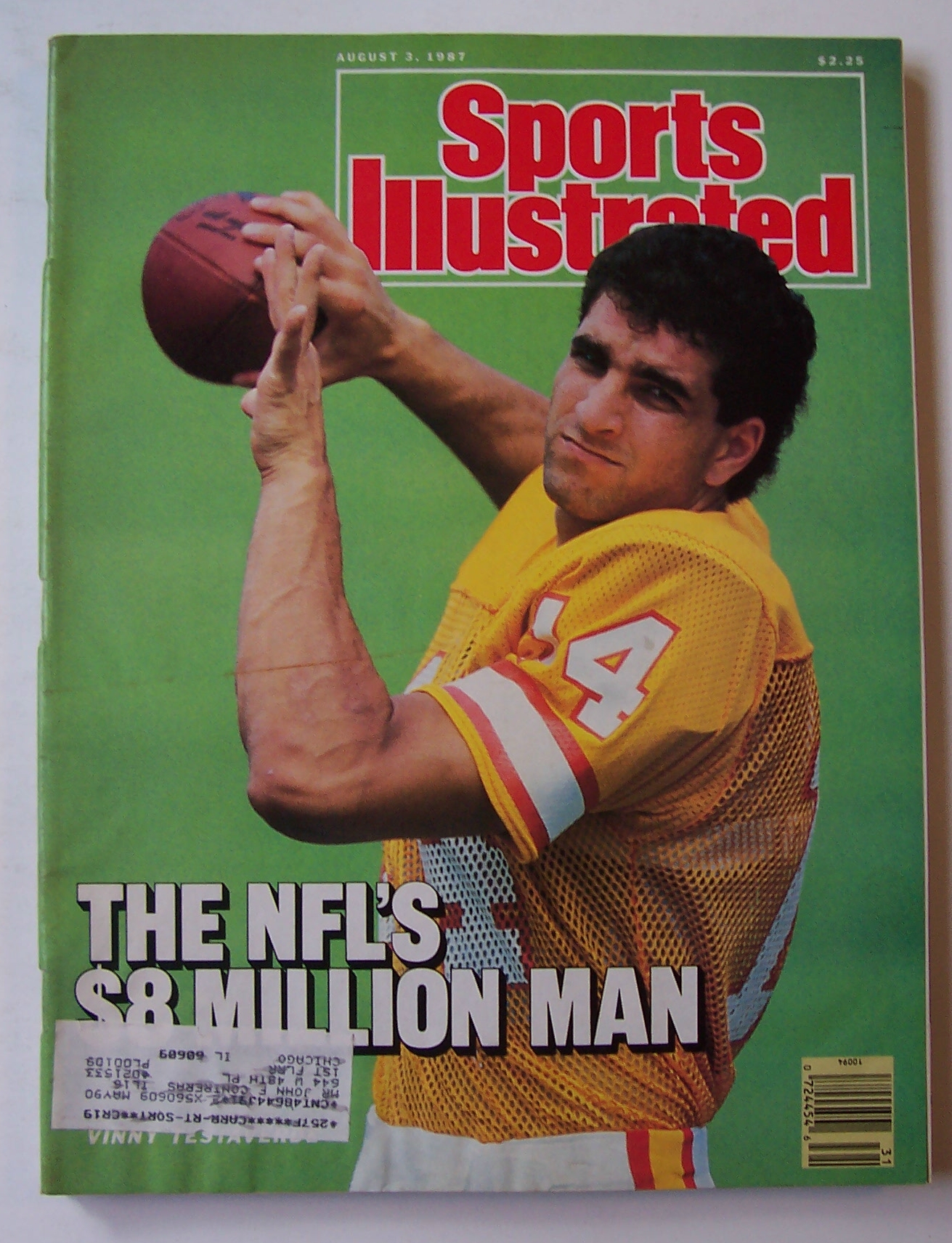 Sports Illustrated Magazine -Aug 3, 1987- V. Testaverde