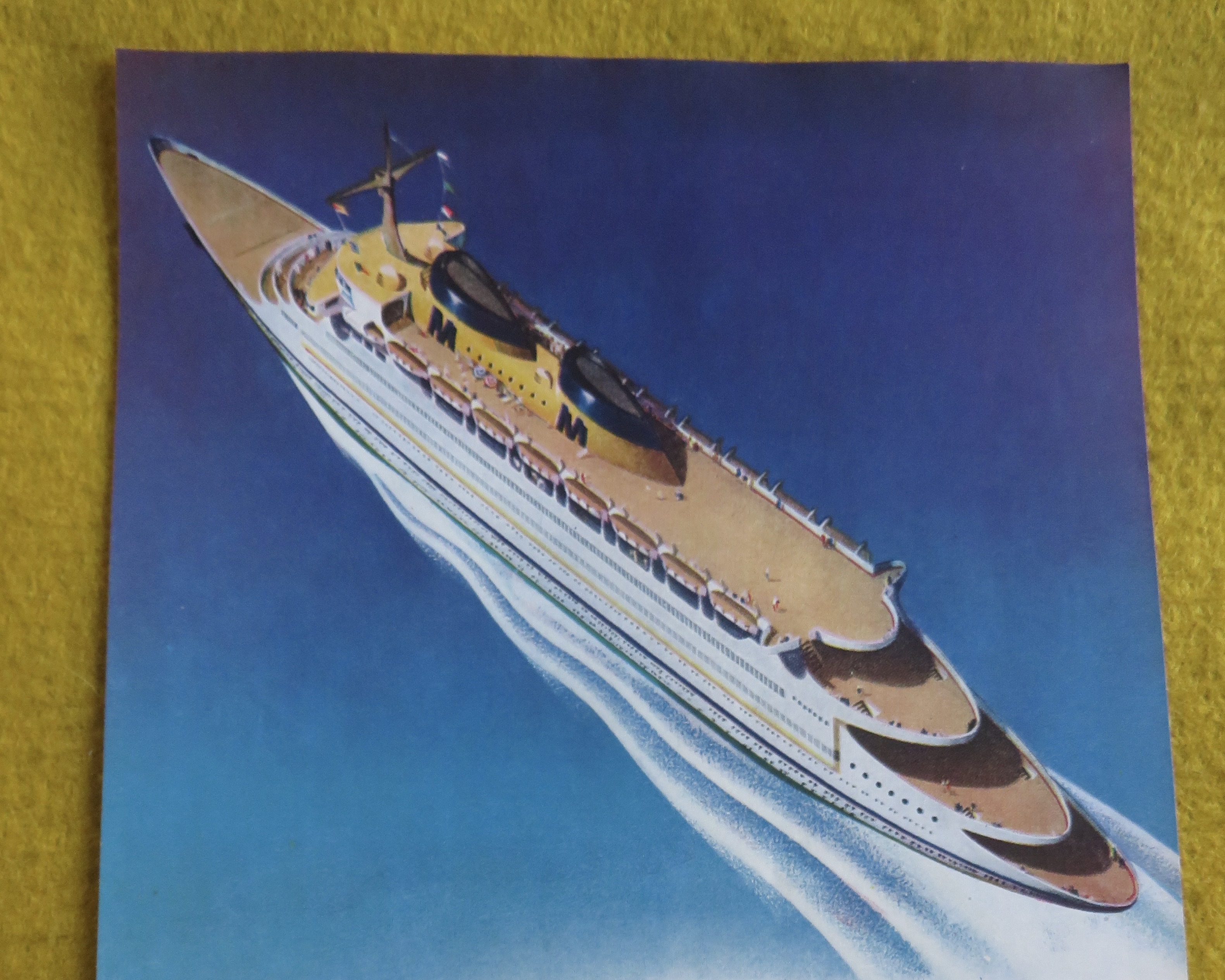 1946 Matson With Cruise Ship