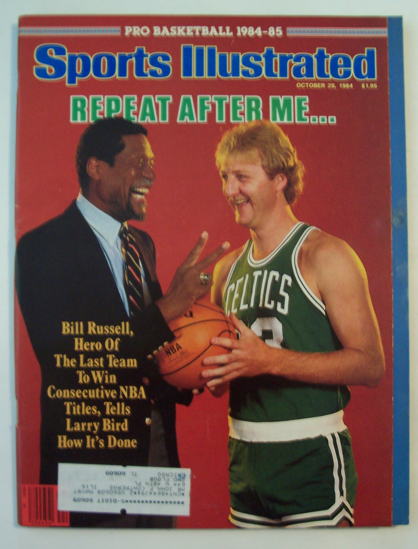 Sports Illustrated Magazine-Oct 29, 1984-Russell/Bird