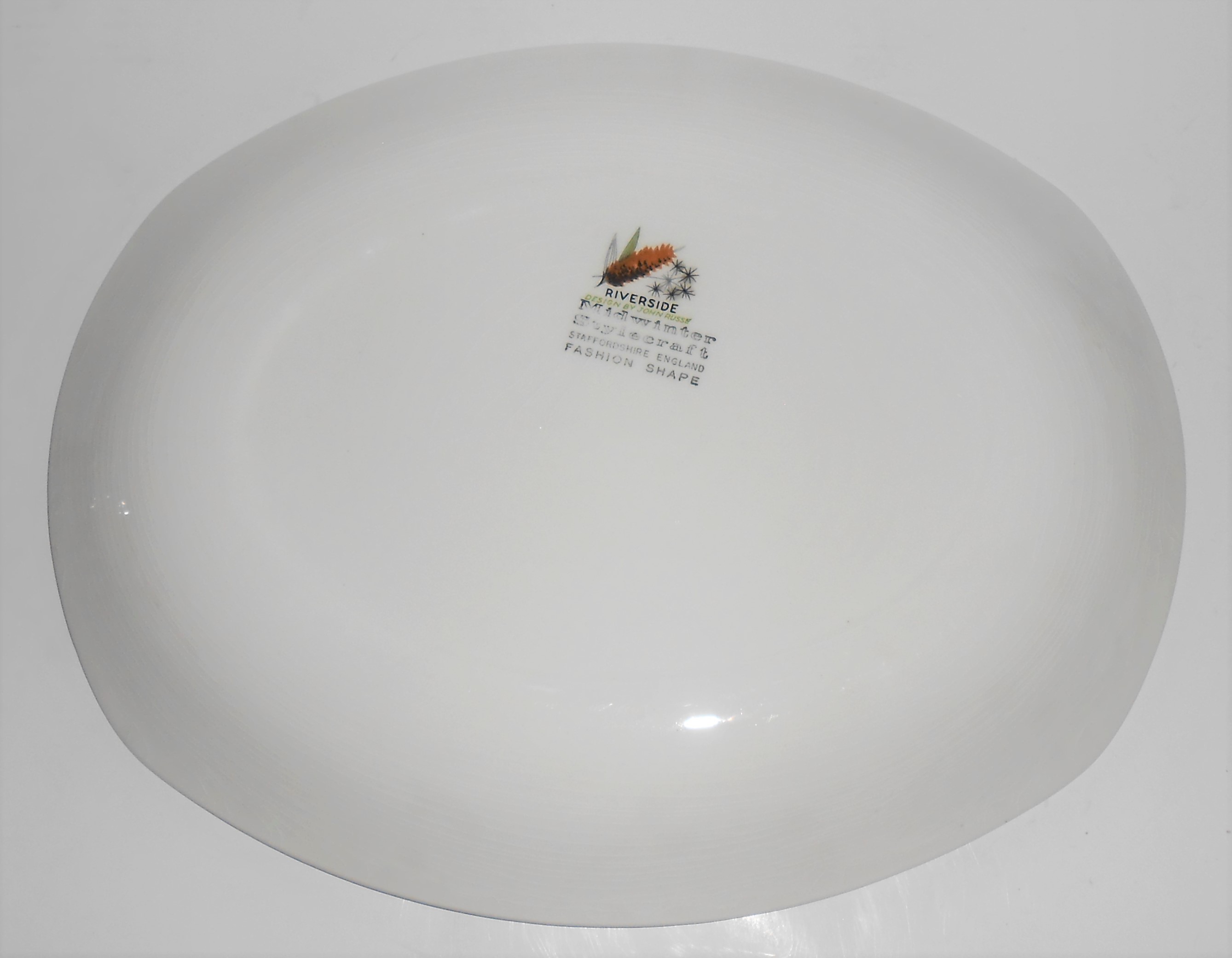 Midwinter Pottery Cattails Riverside Platter
