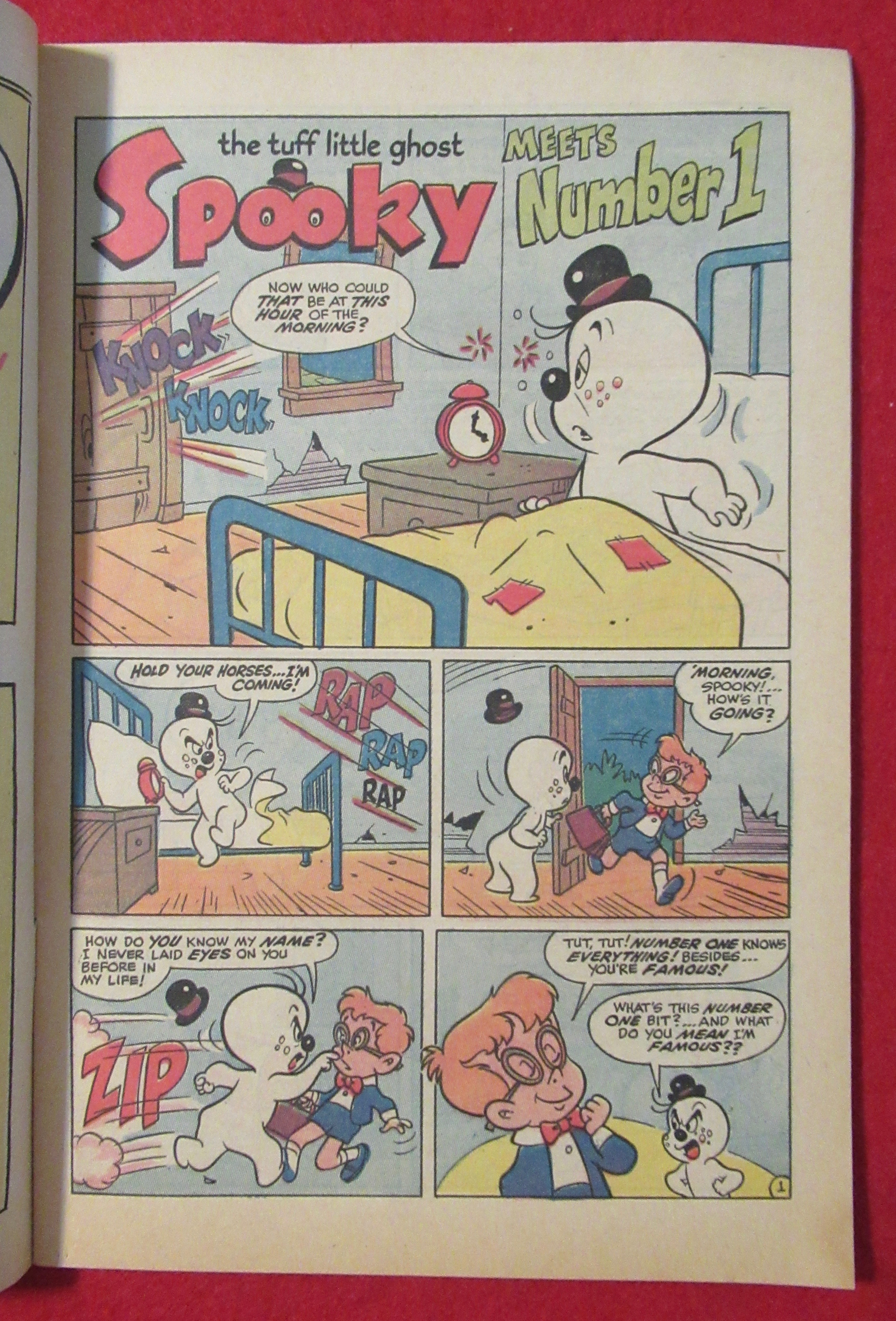 Spooky The Tuff Little Ghost Comic December 1970