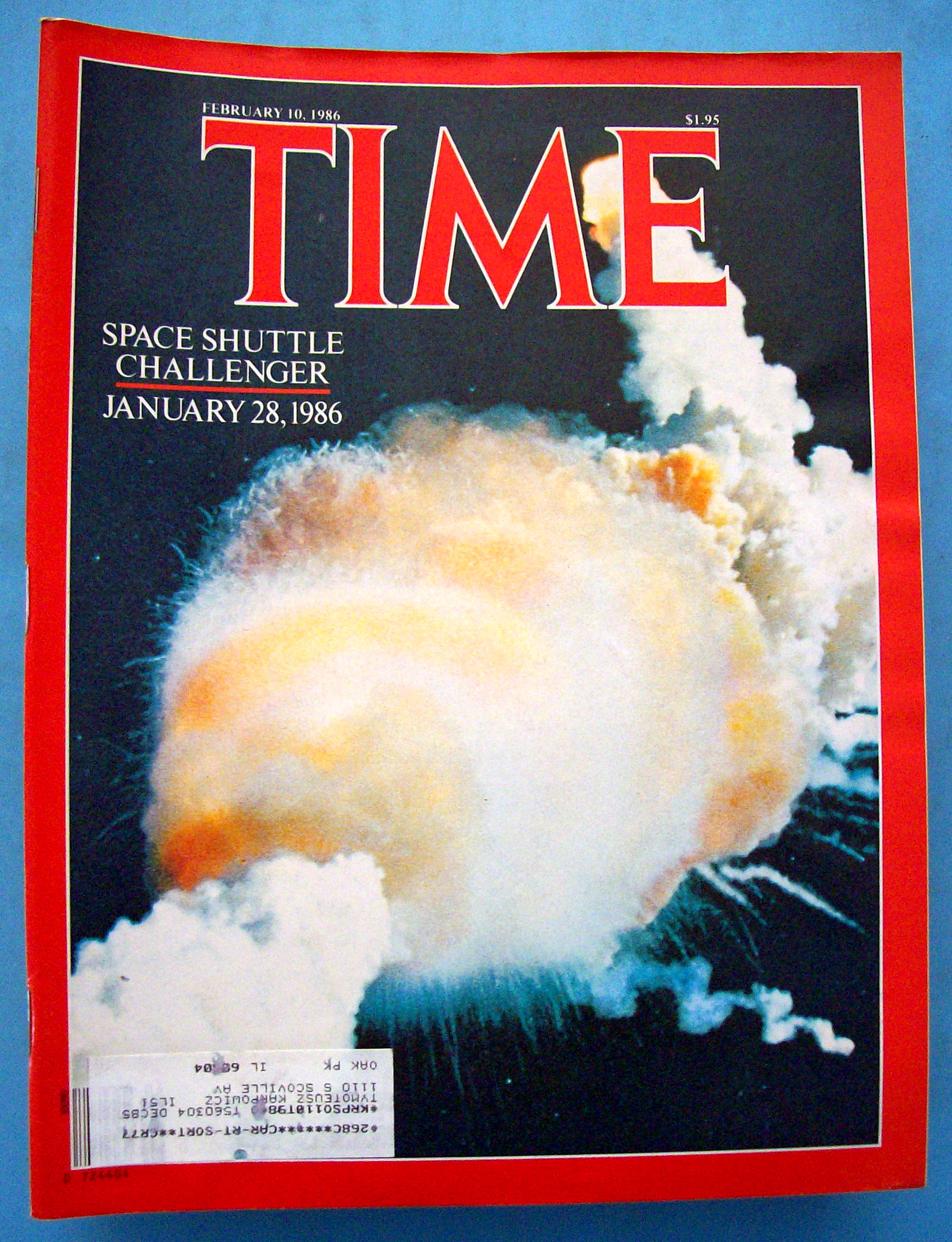 Time Magazine-February 10, 1986-Challenger
