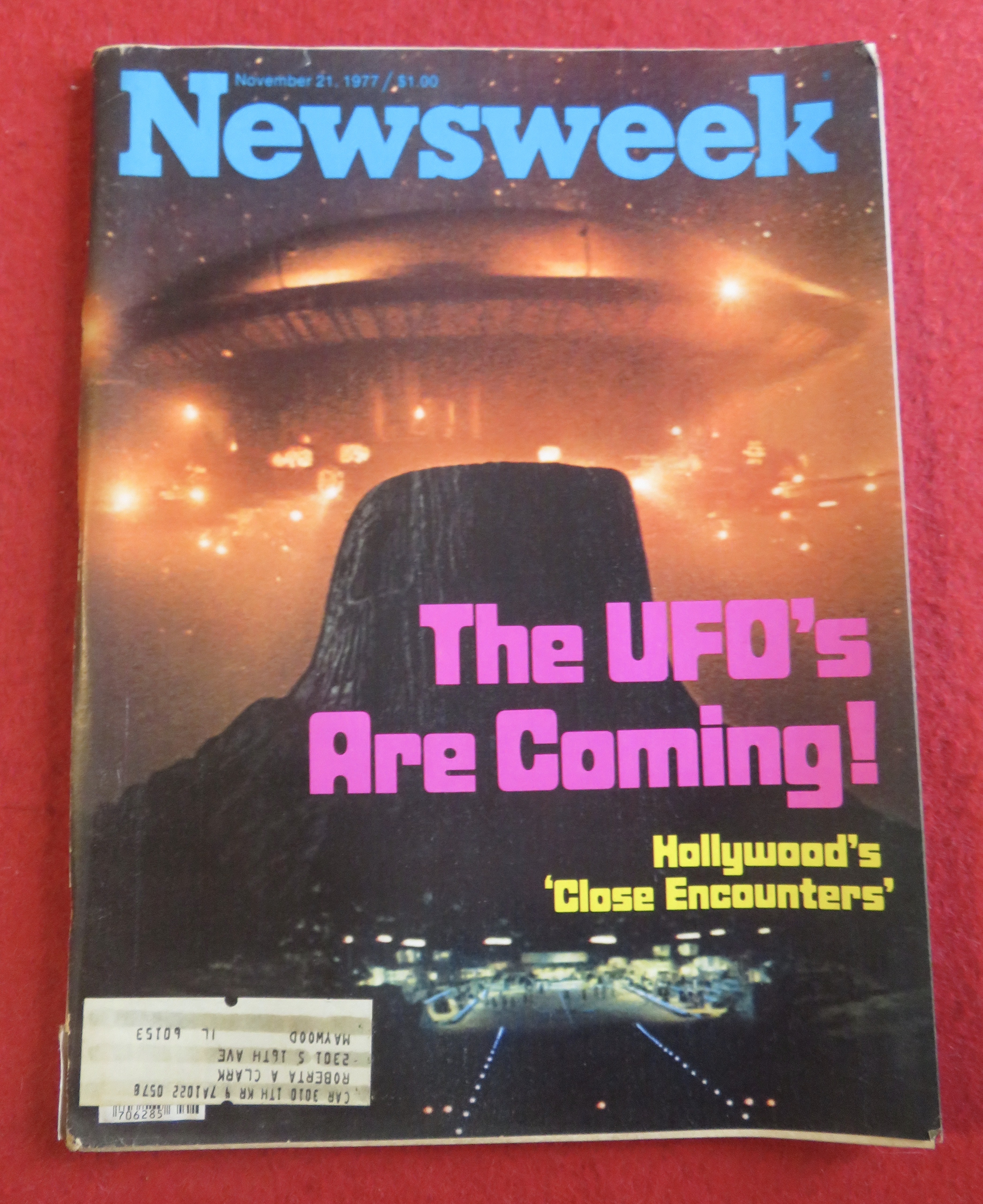 Newsweek Magazine-November 21, 1977-UFO's Are Coming