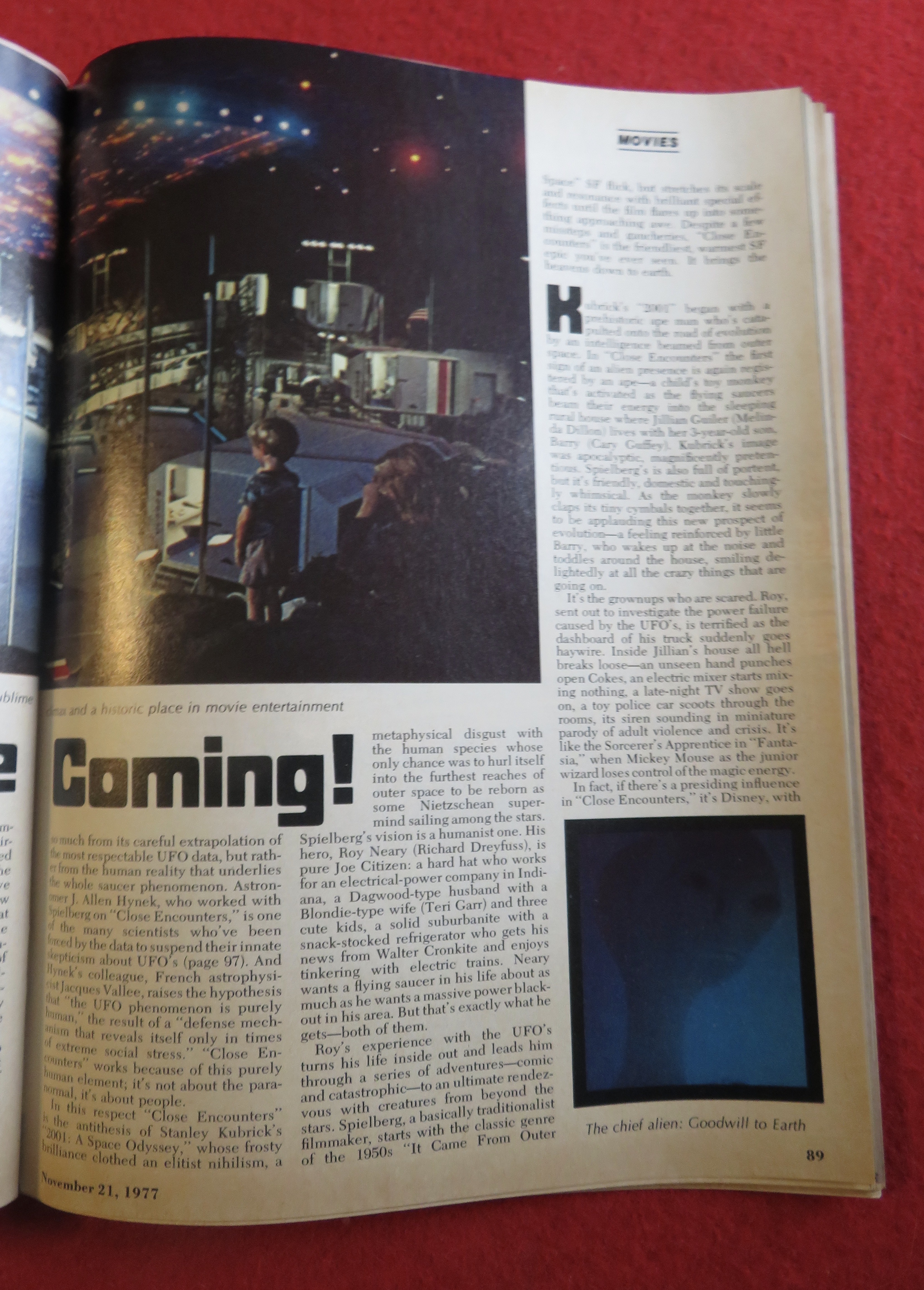 Newsweek Magazine-November 21, 1977-UFO's Are Coming