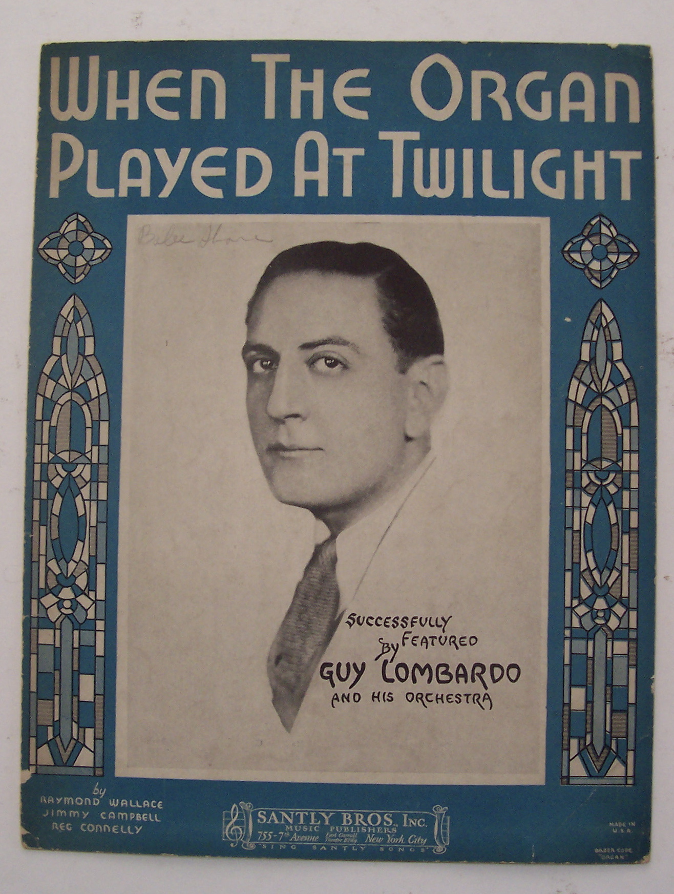 Sheet Music/1929 When The Organ Played At Twilight