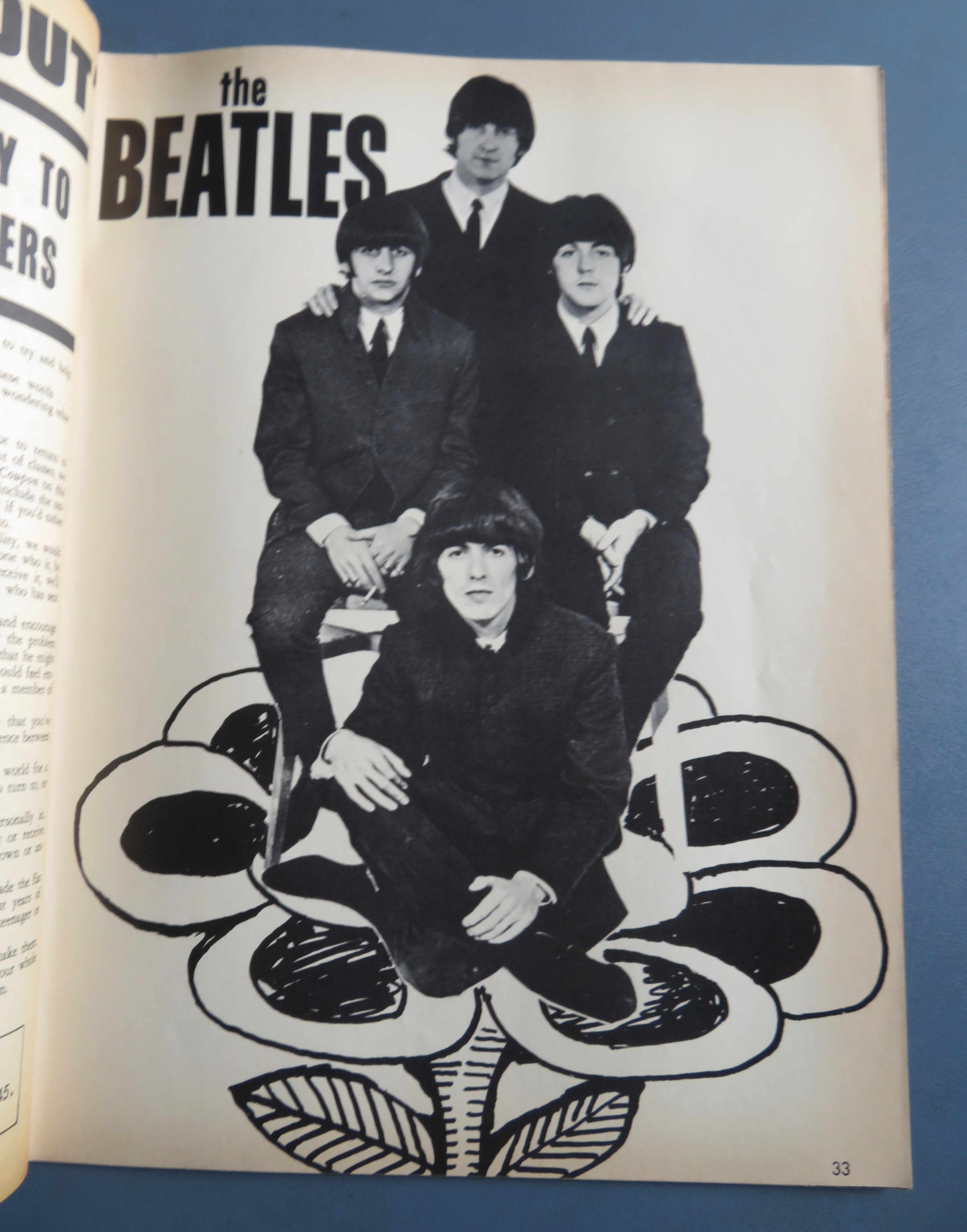 Teen Screen Magazine June 1966 Beatles