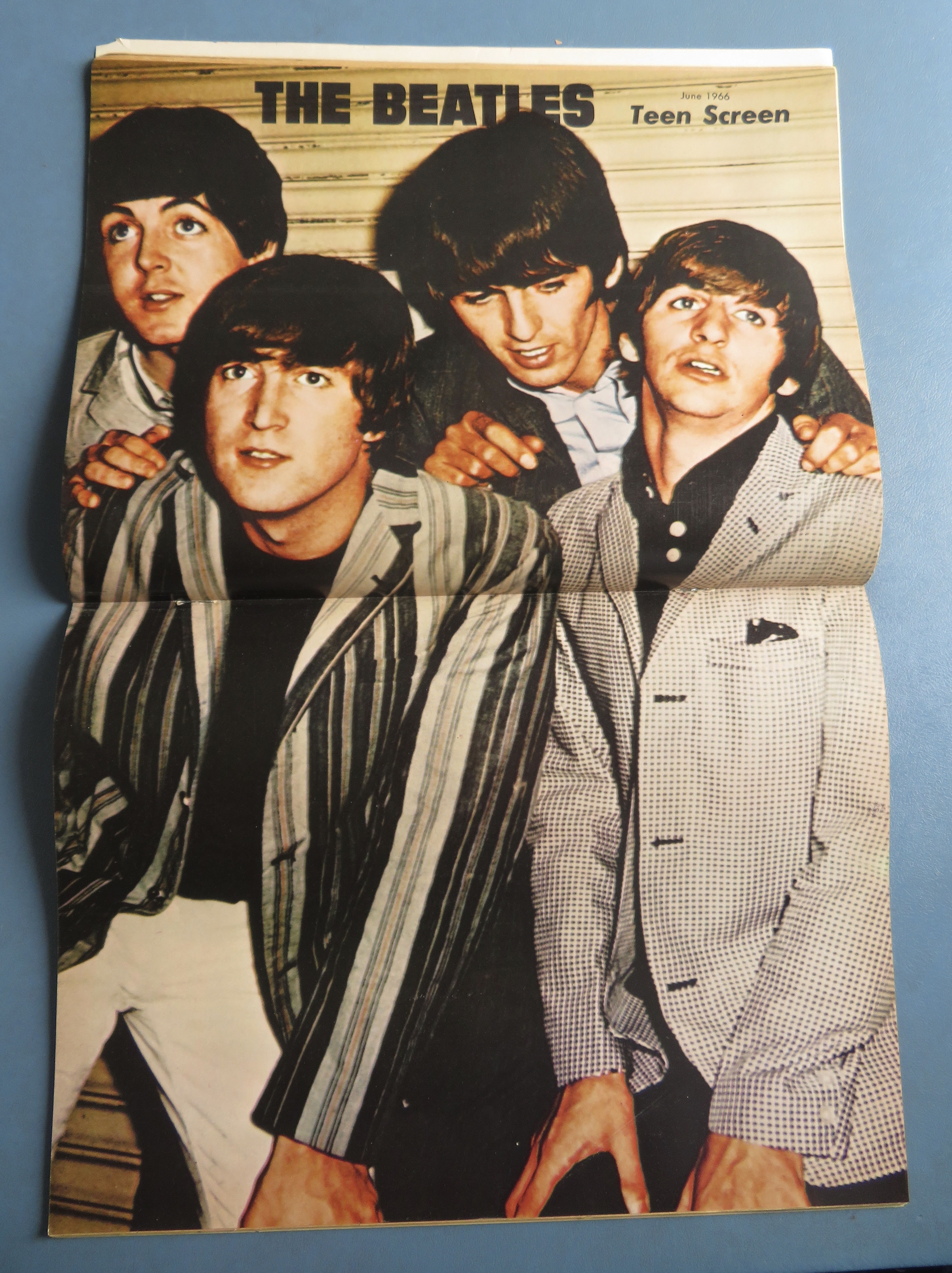 Teen Screen Magazine June 1966 Beatles