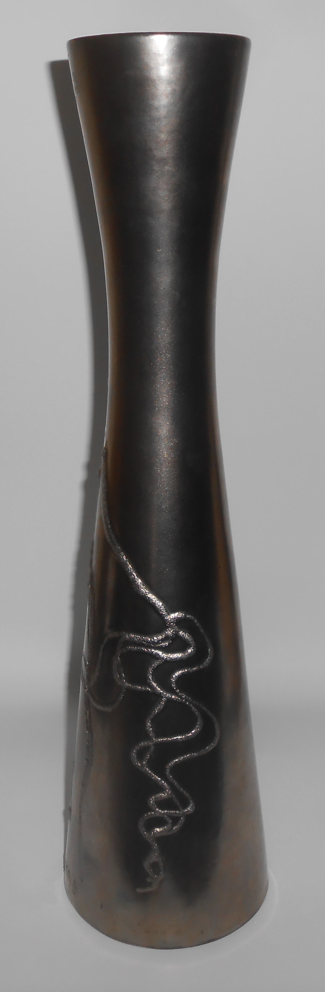 Sascha Brastoff Pottery Metallic Glaze 19.5 Minos Vase