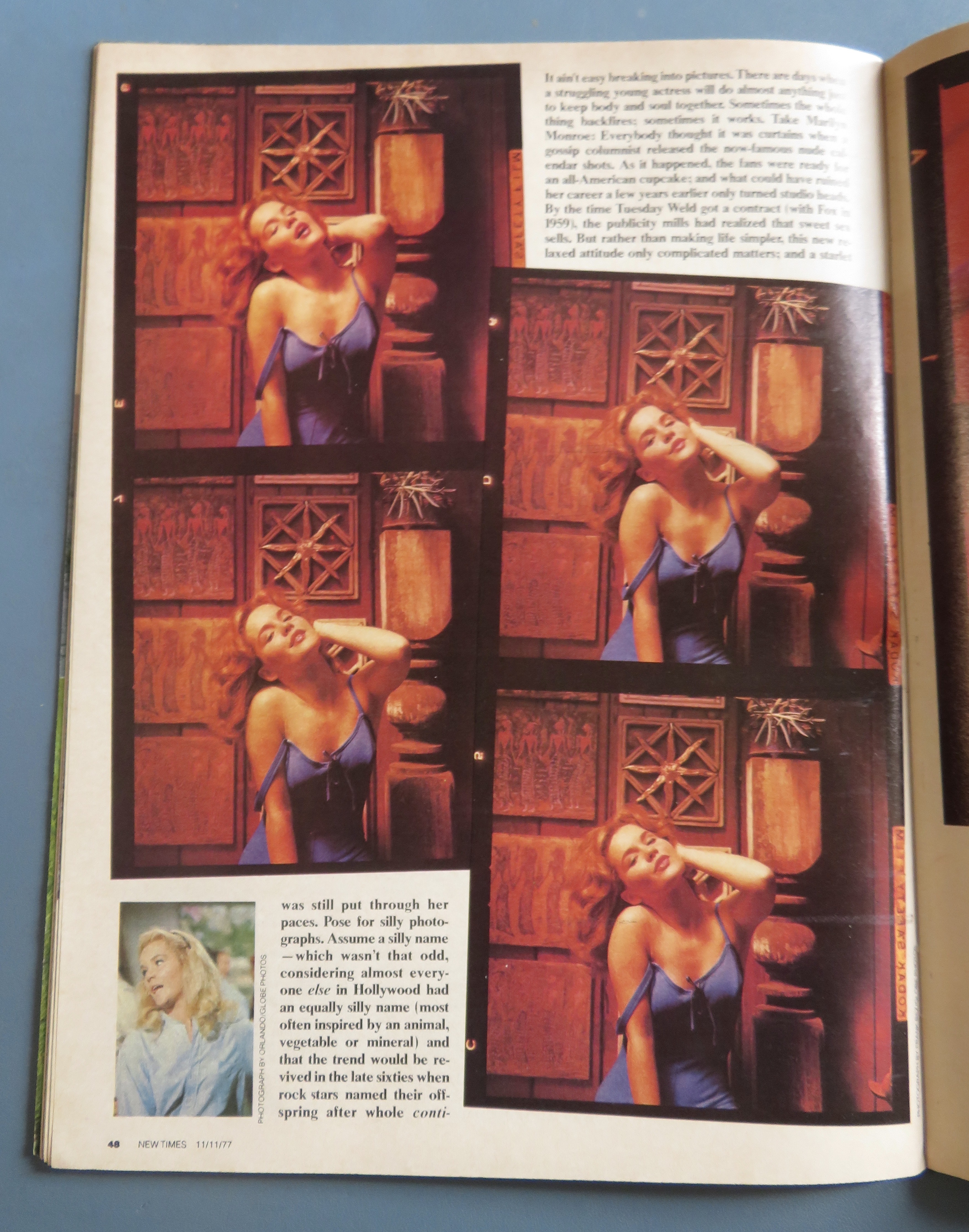 New Times Magazine November 11, 1977 Wild In The Stand