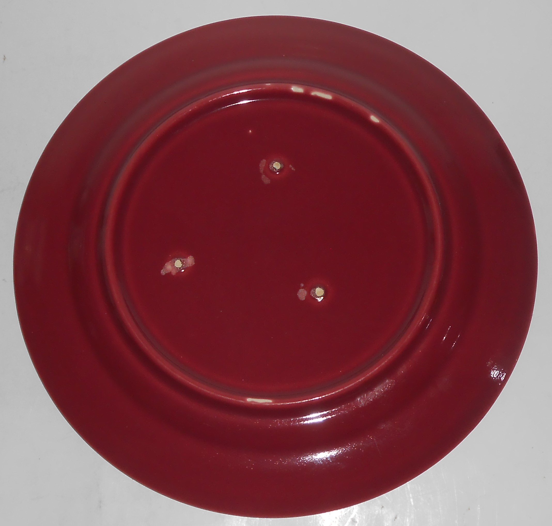 Coors Pottery Rosebud Red 9'' Plate #2