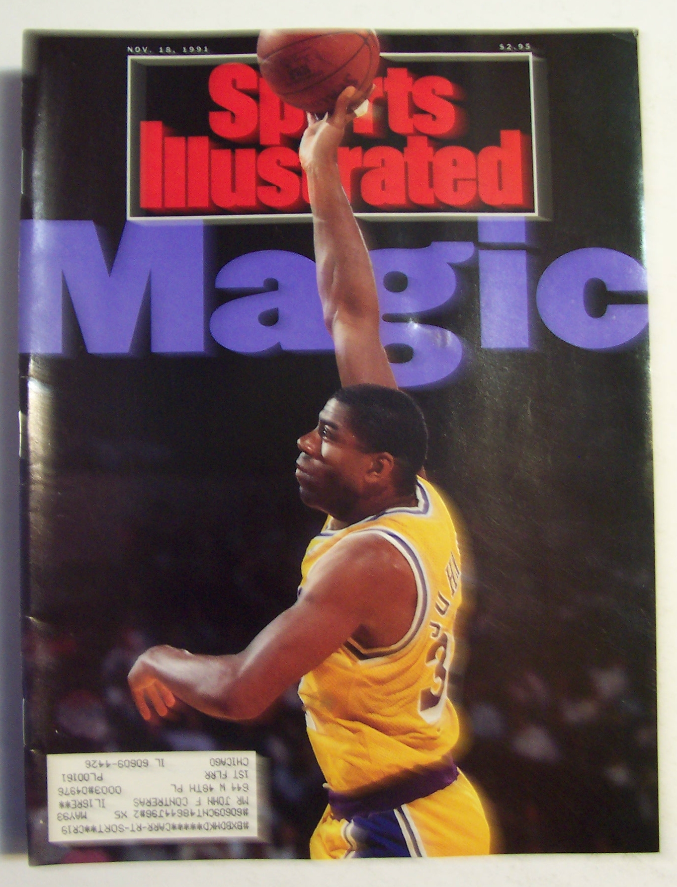 Sports Illustrated Magazine - Nov 18, 1991 - Magic