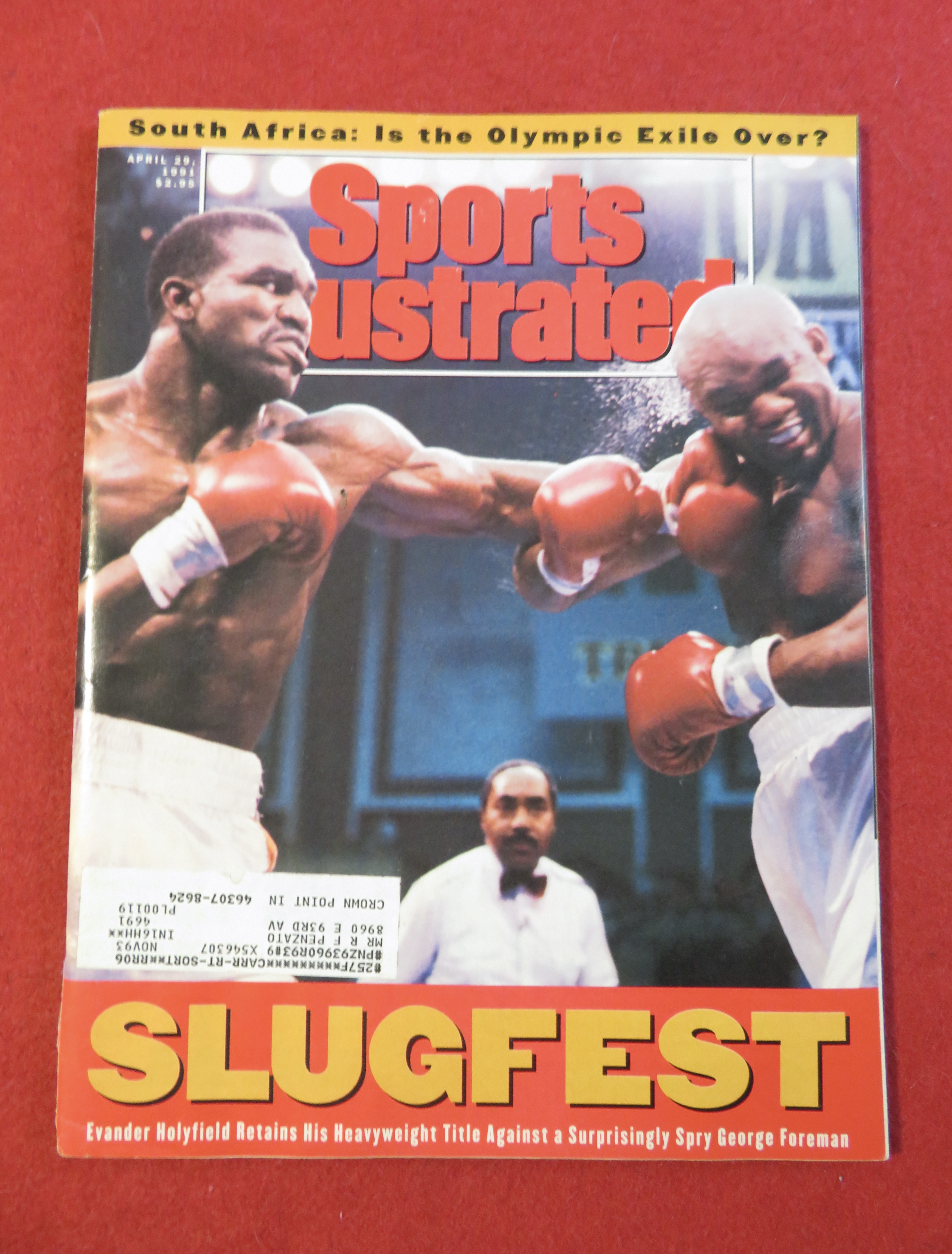 Sports Illustrated Magazine April 29, 1991 Slugfest