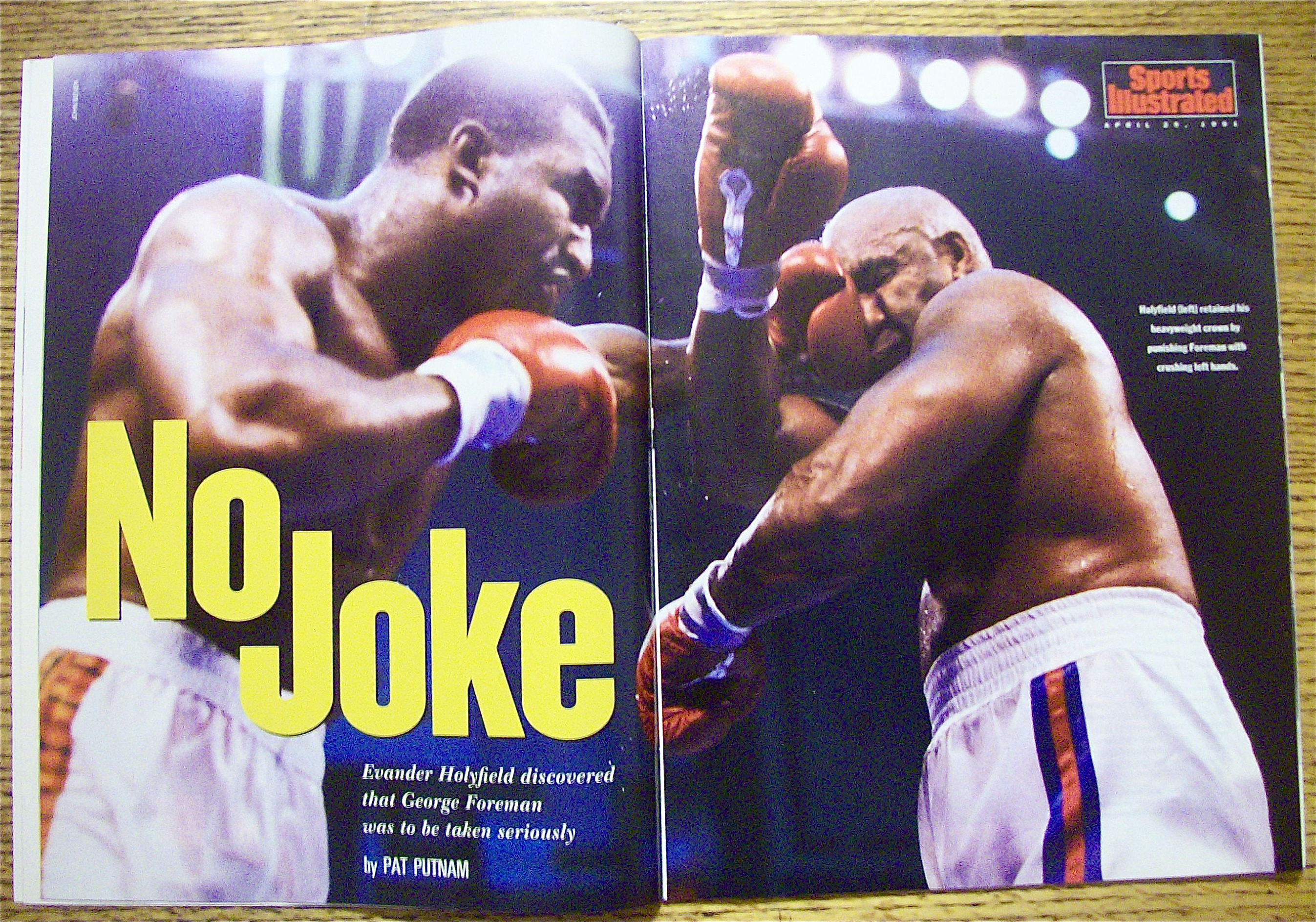 Sports Illustrated Magazine April 29, 1991 Slugfest