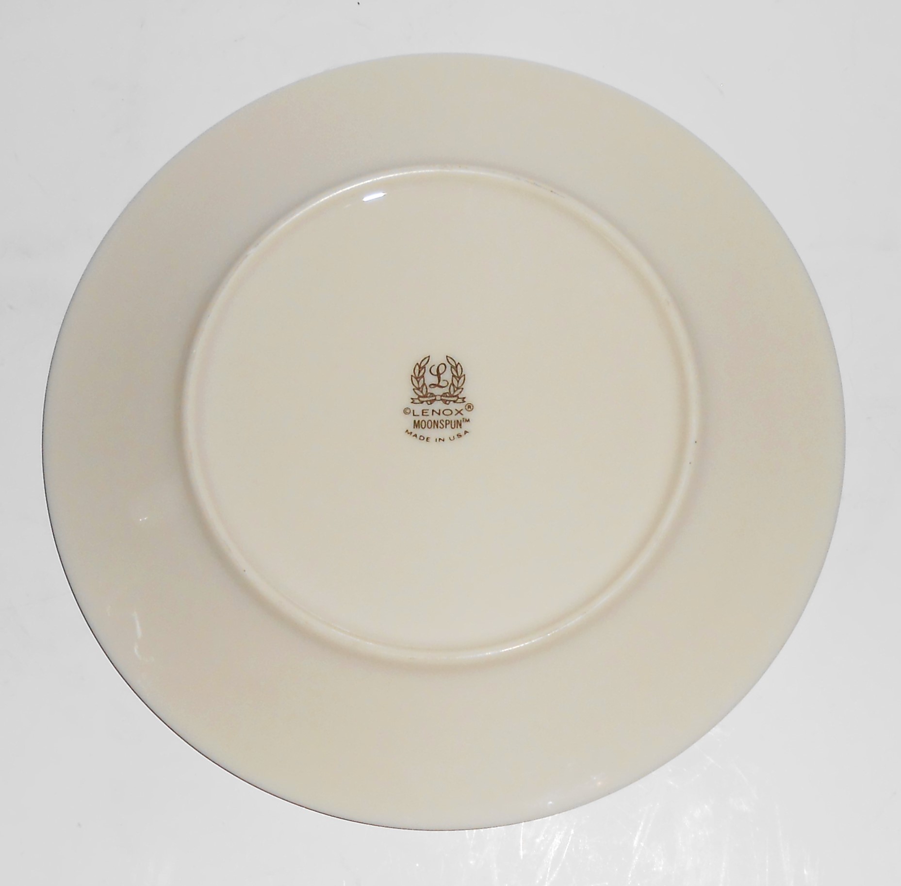 Lenox China MOONSPUN w/Platinum Bread Plate