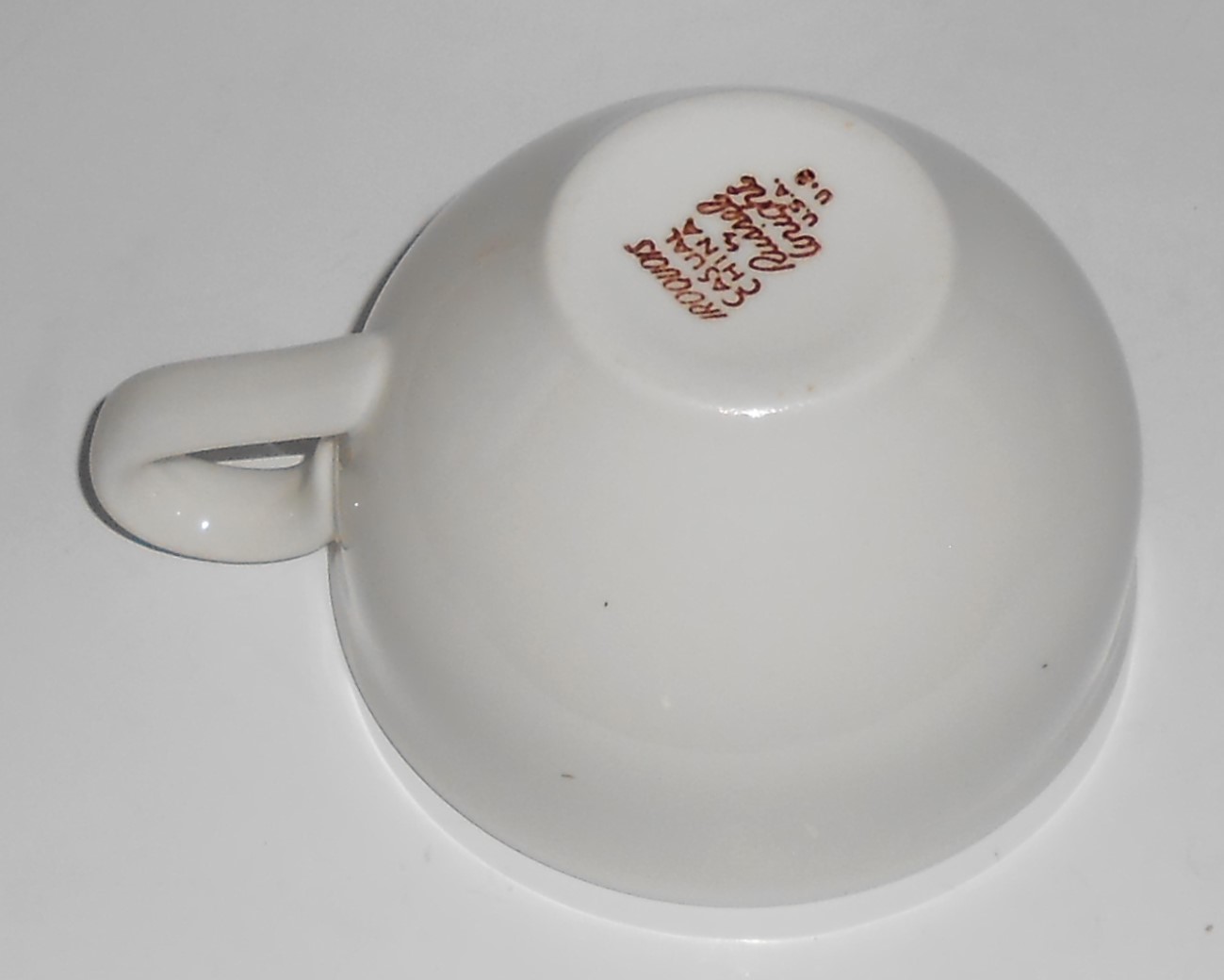Russel Wright Pottery Casual China White Restyled Cup