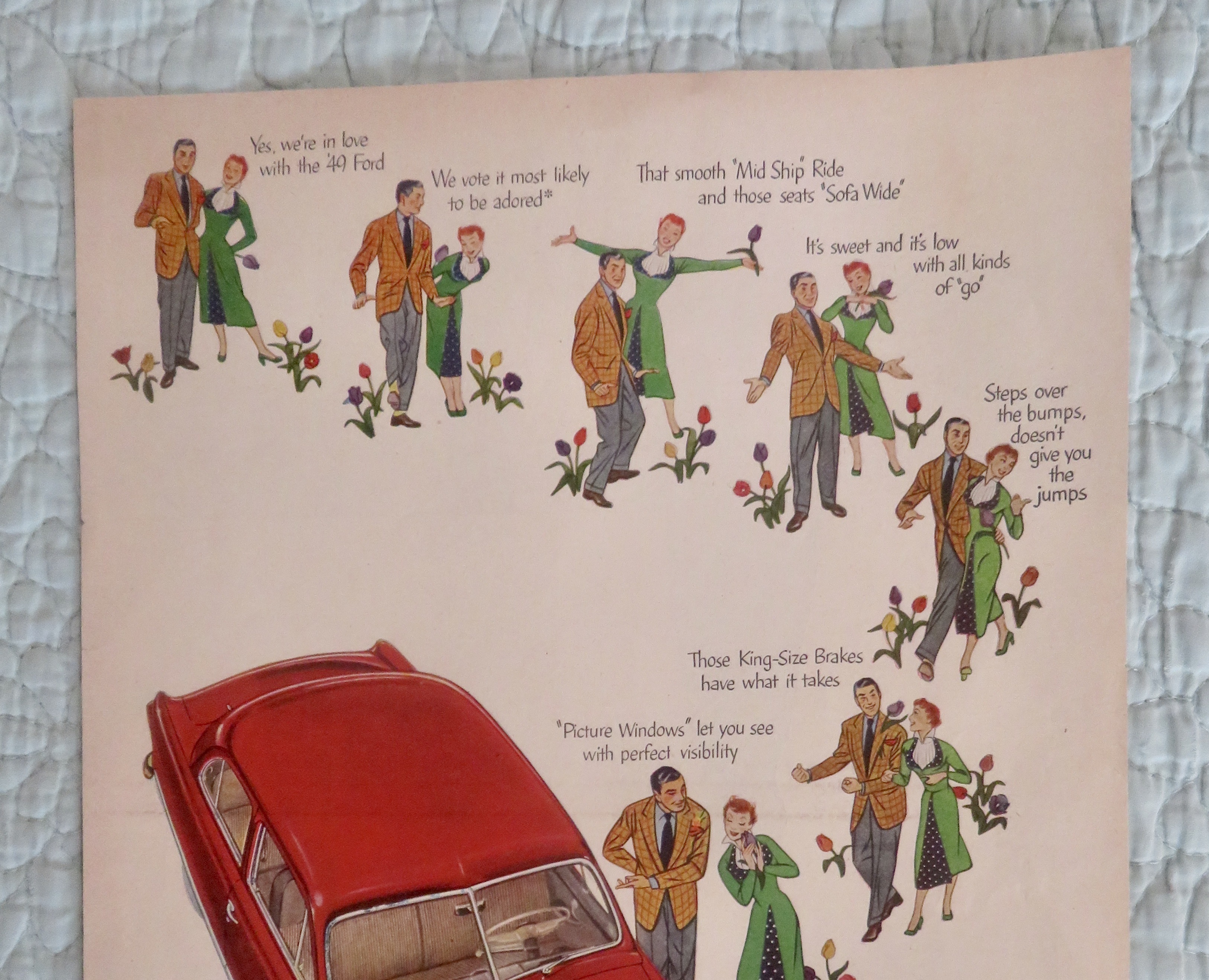 1940's Ford Automobile with Fashion Car Of The Year