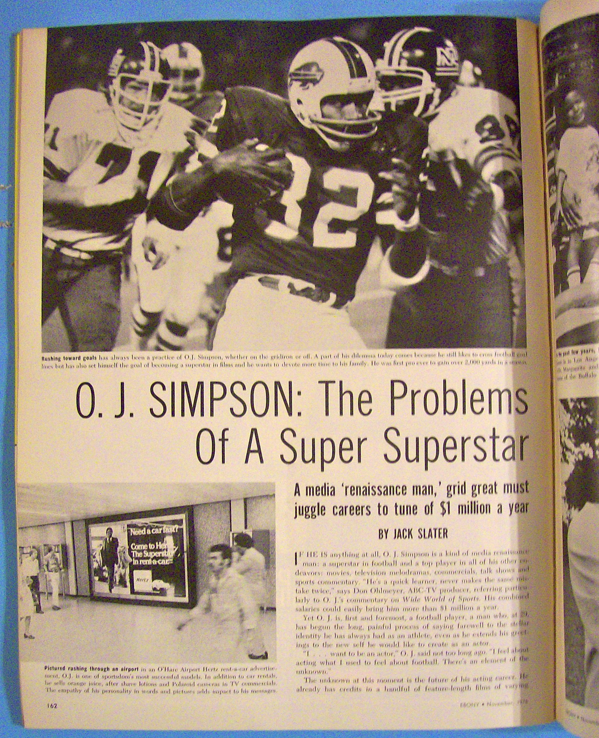 Ebony Magazine-November 1976-O. J. Simpson