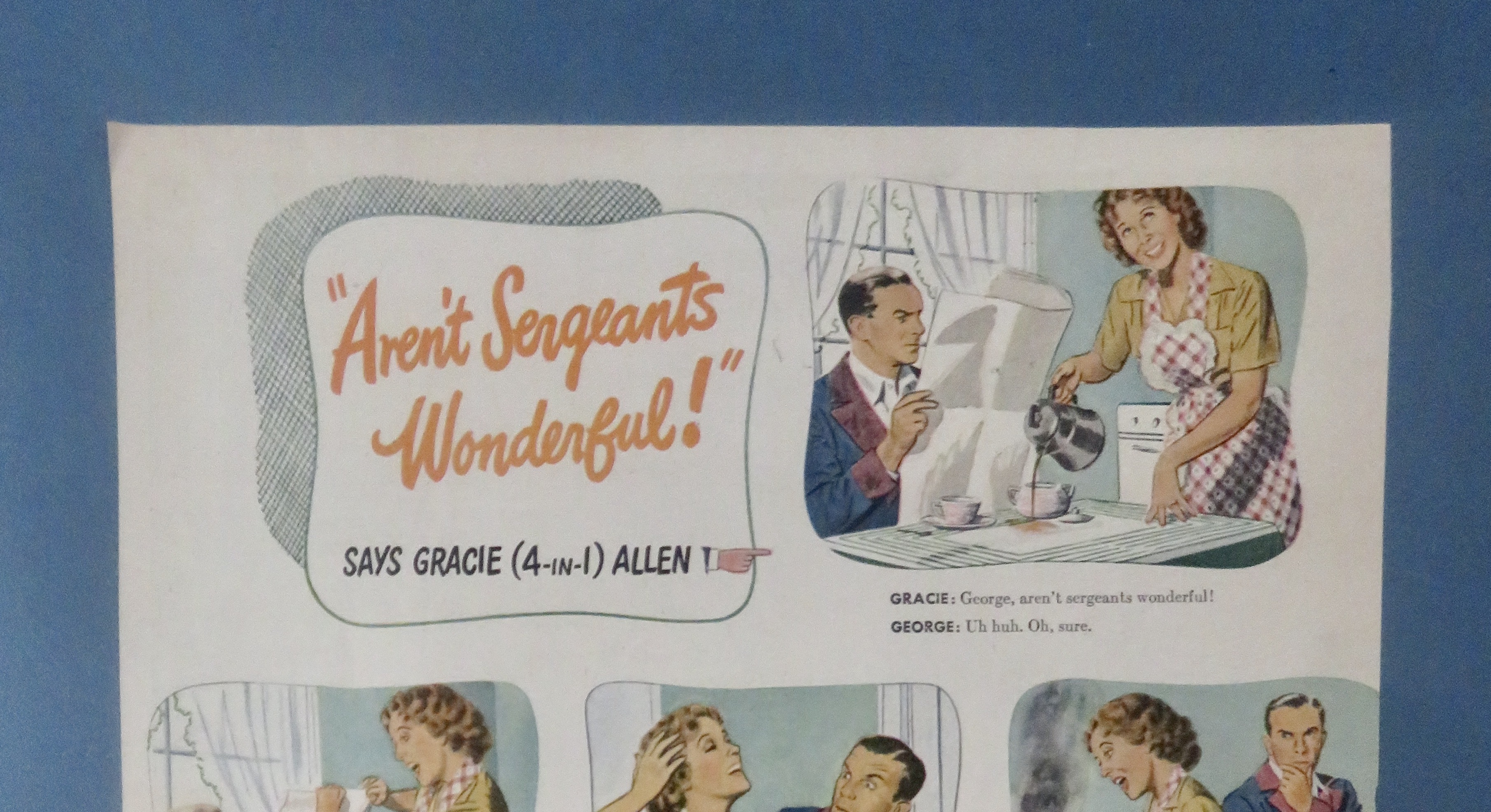 1930's Swan Soap with Aren't Sergeants Wonderful