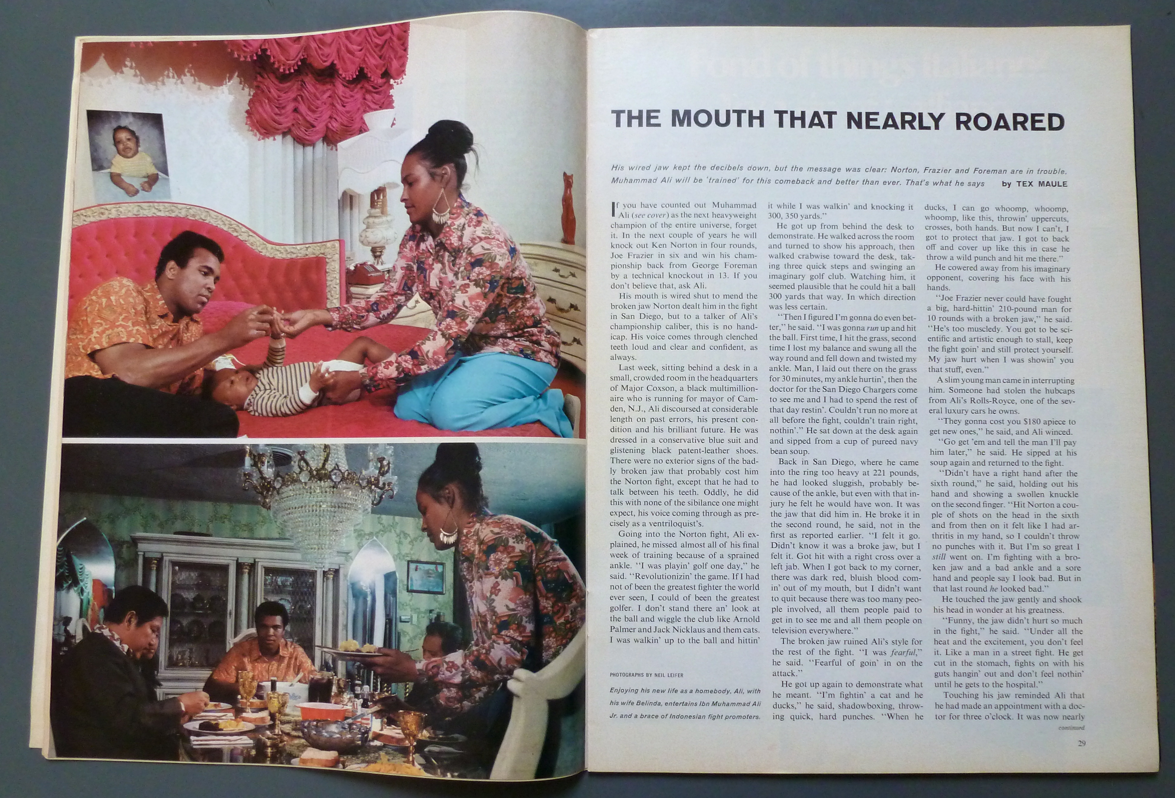 Sports Illustrated Magazine-April 23, 1973-Muhammad Ali