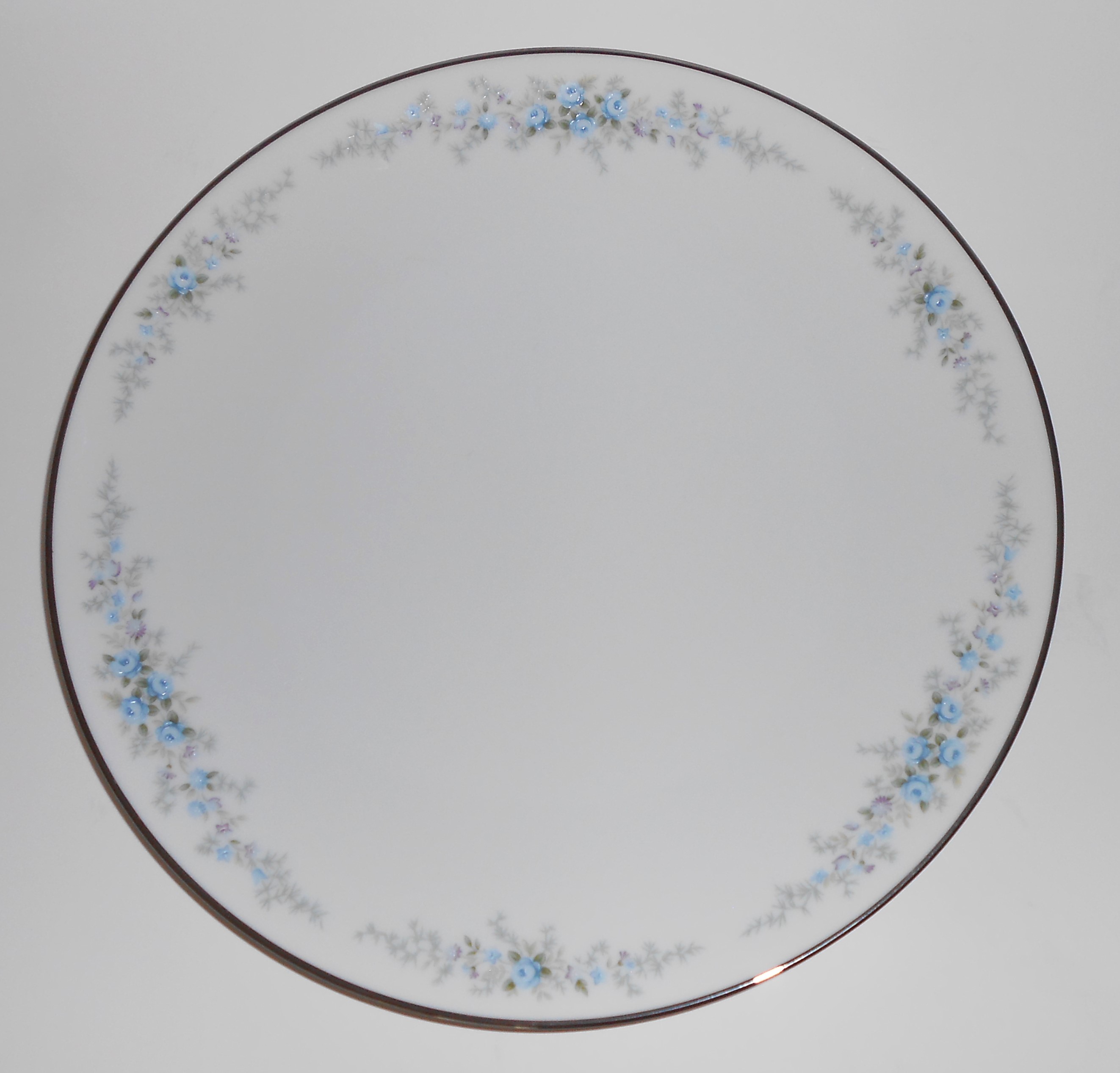 Noritake Porcelain China Roseberry 6241 w/Platinum Dinn