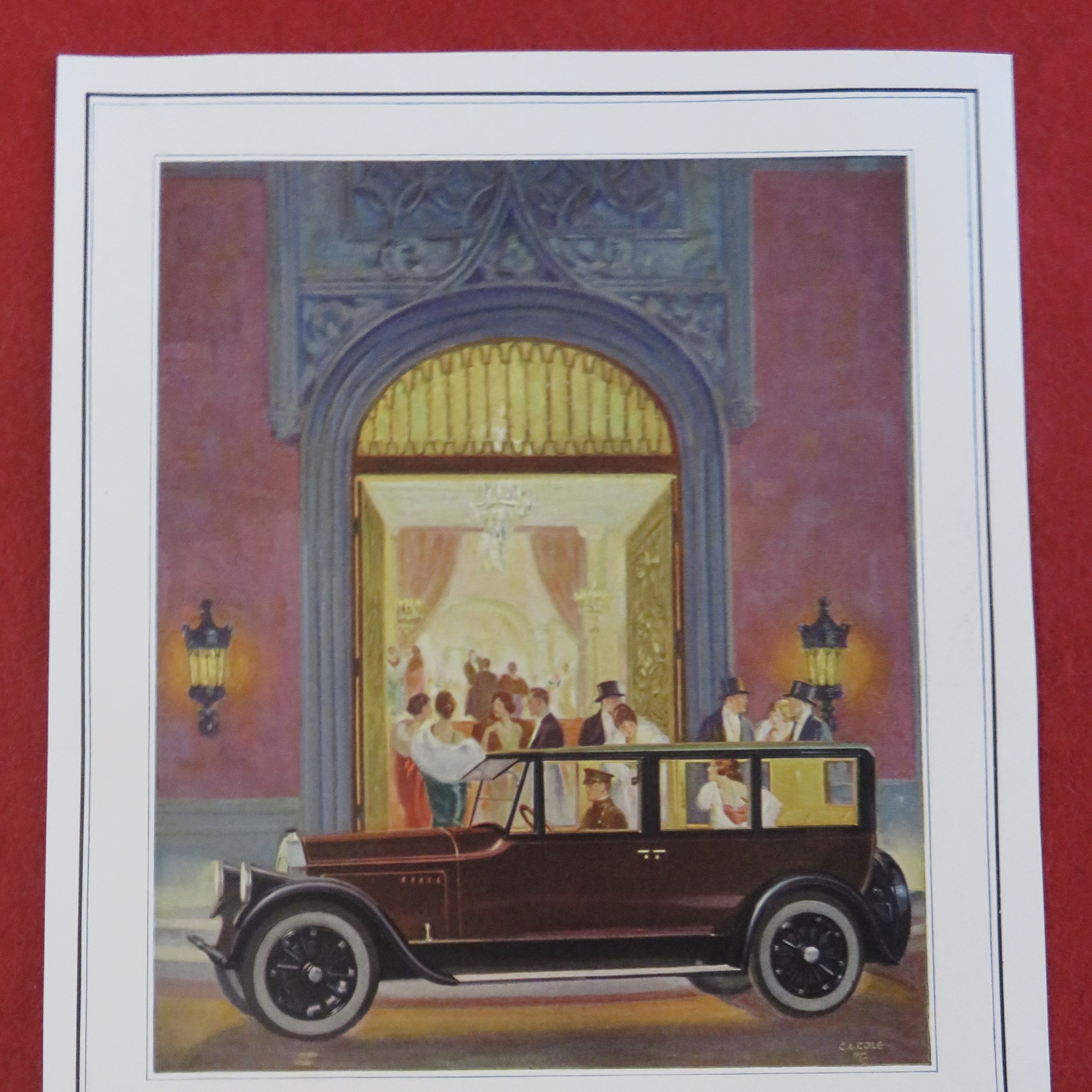1920's Pierce Arrow with Pierce Arrow Dual Valve Six