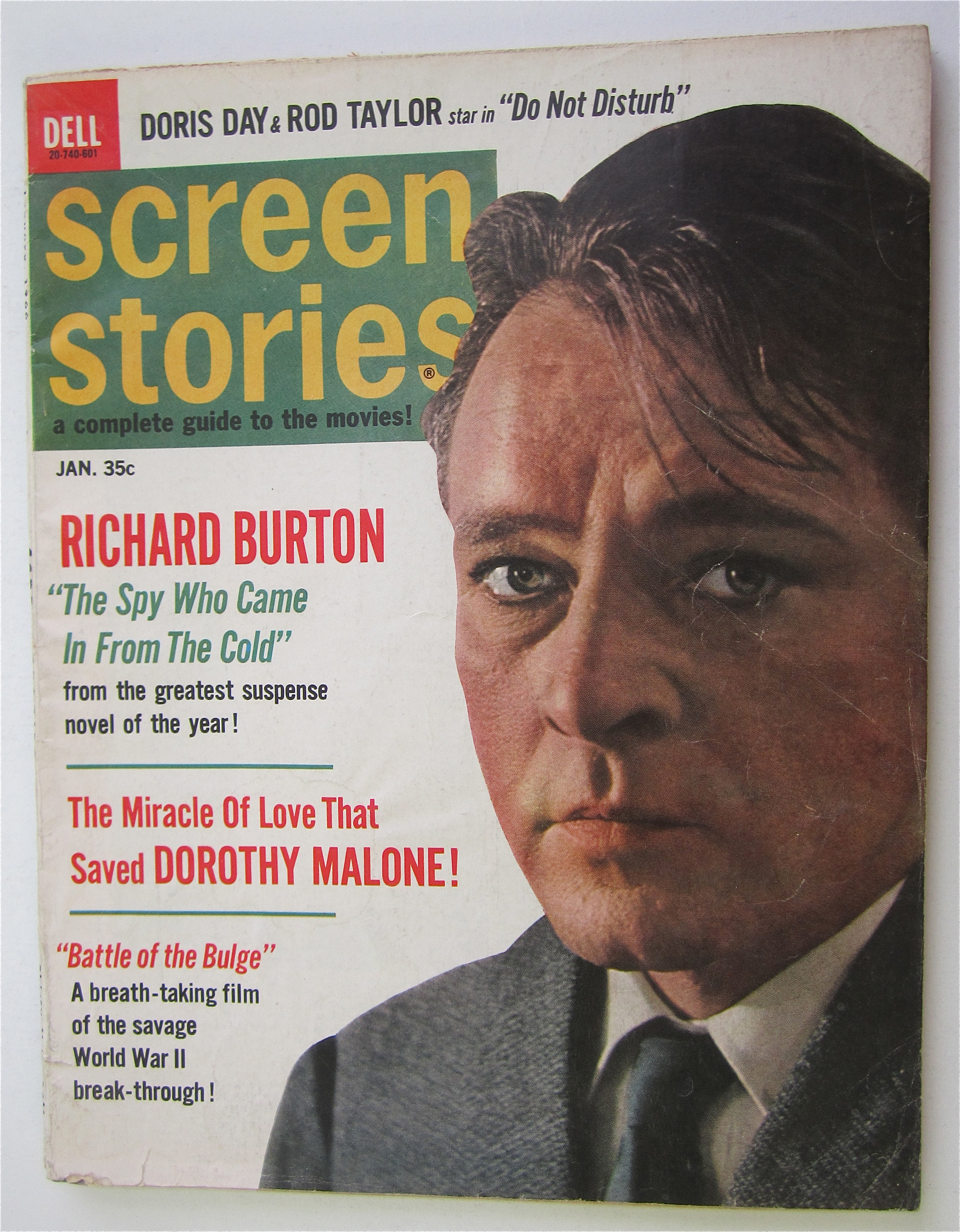 Screen Stories Magazine January 1966 Richard Burton