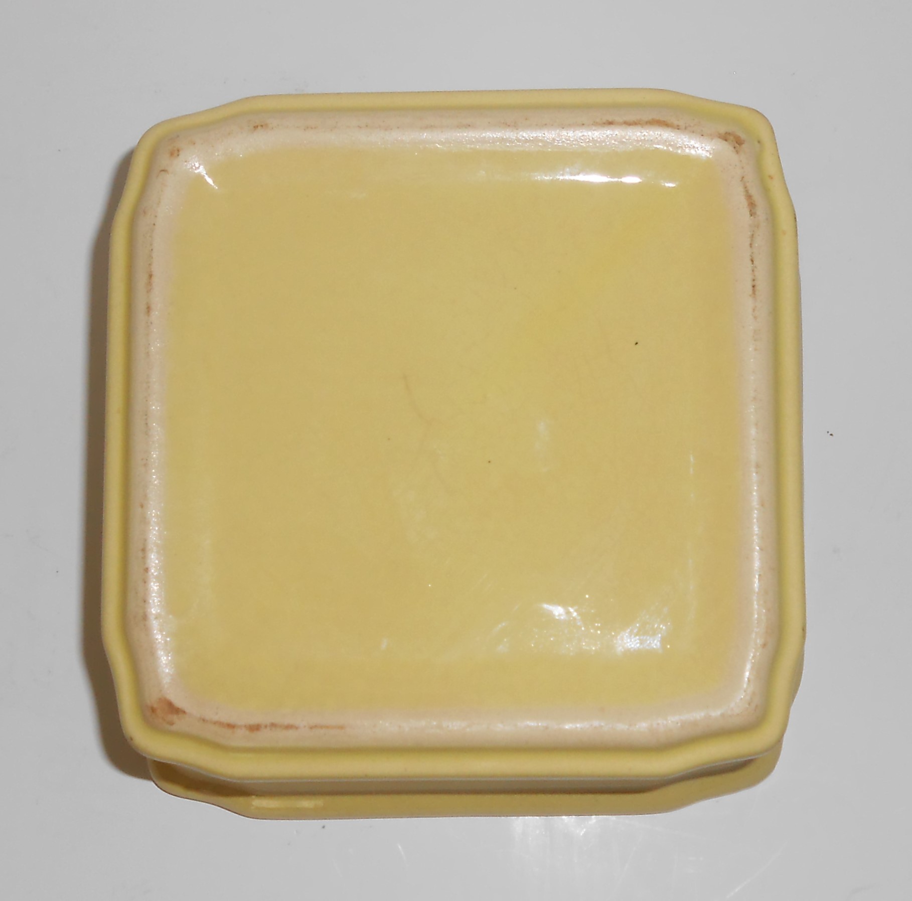 Coors Pottery Rosebud Yellow Refrigerator Base Unit