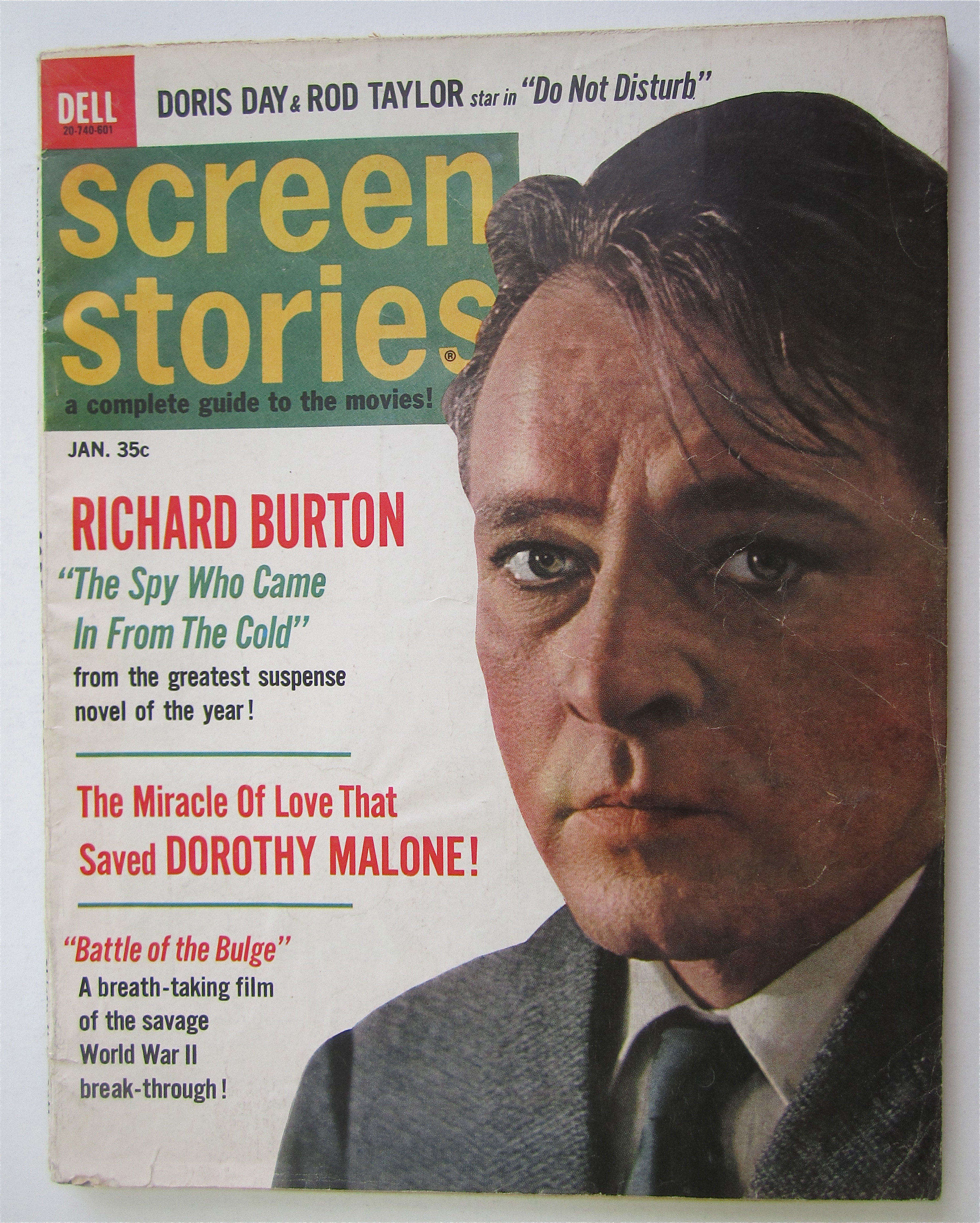 Screen Stories Magazine January 1966 Richard Burton