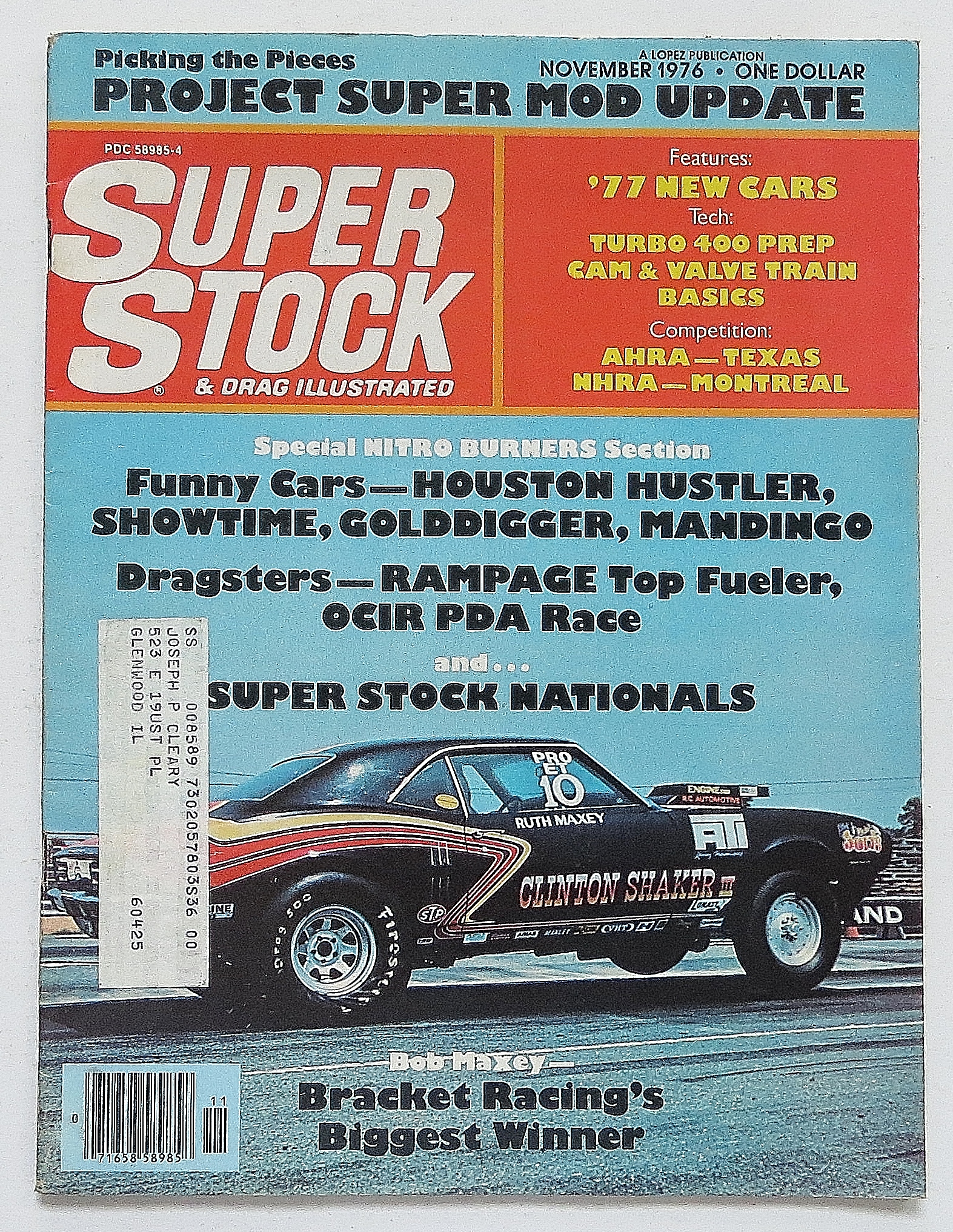 Super Stock & Drag Nov 1976 Super Stock Nationals