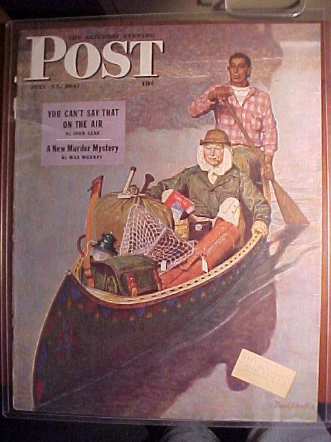 Saturday Evening Post Cover By Schaeffer-July 12, 1947