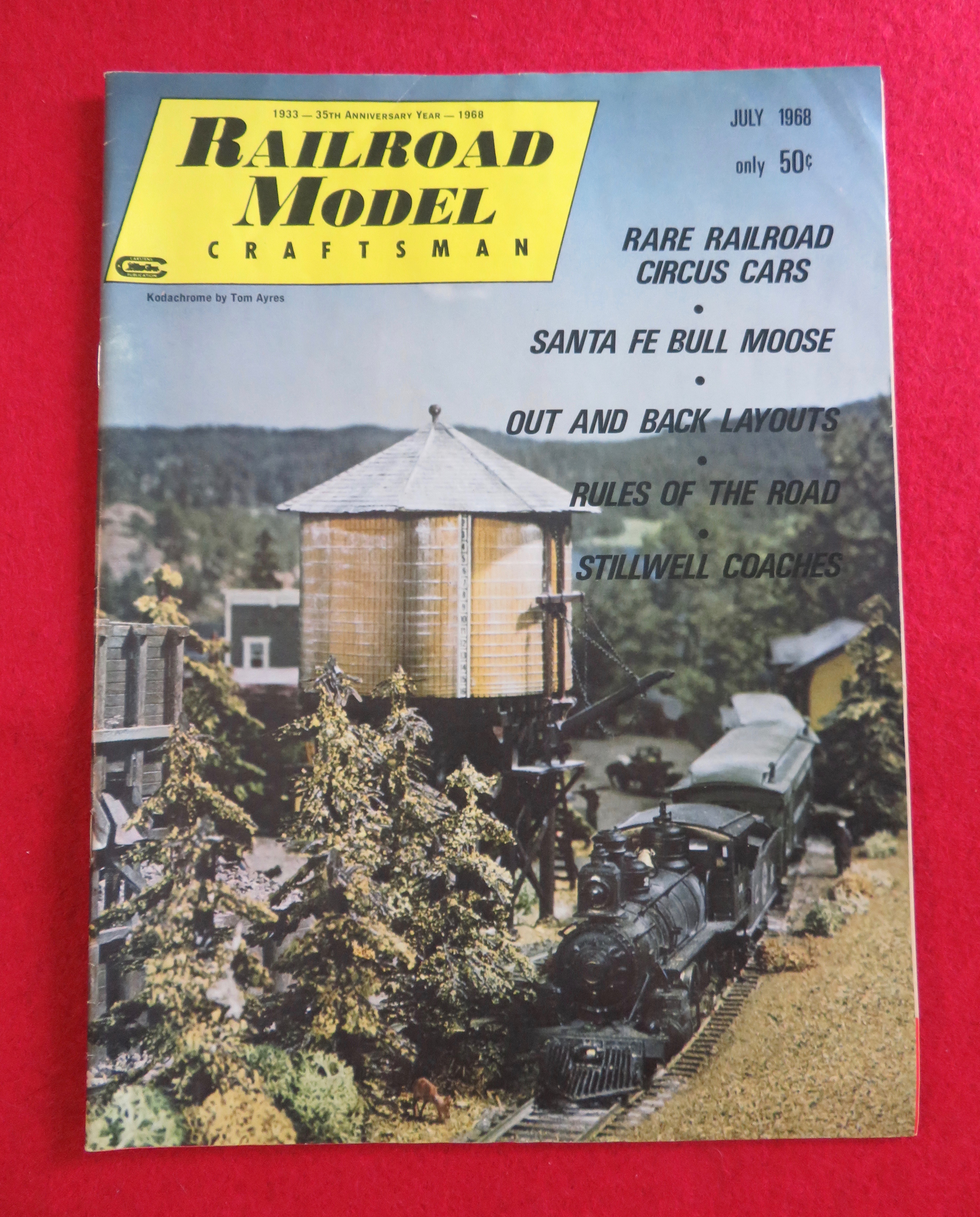 Railroad Model Craftsman Magazine July 1968