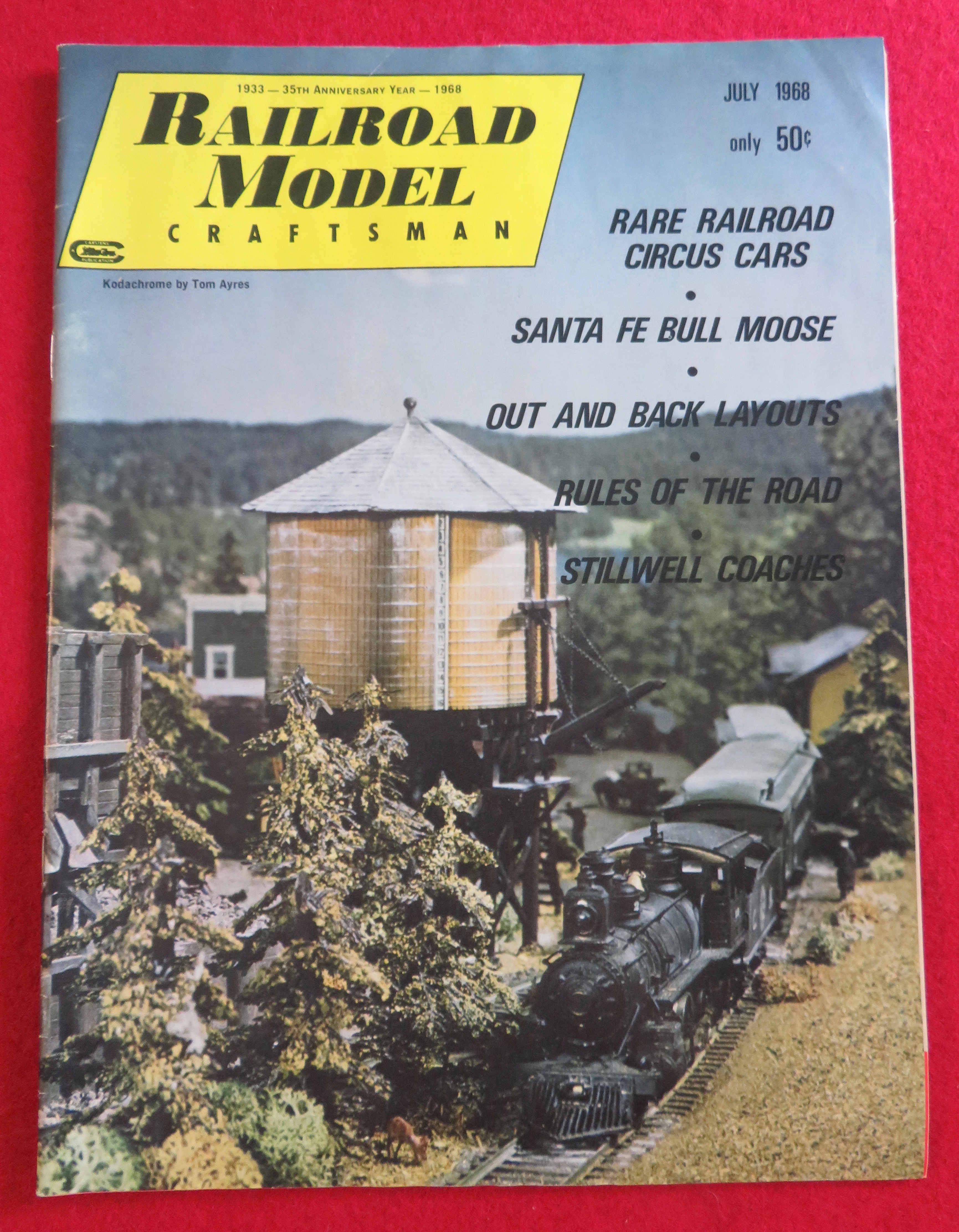Railroad Model Craftsman Magazine July 1968