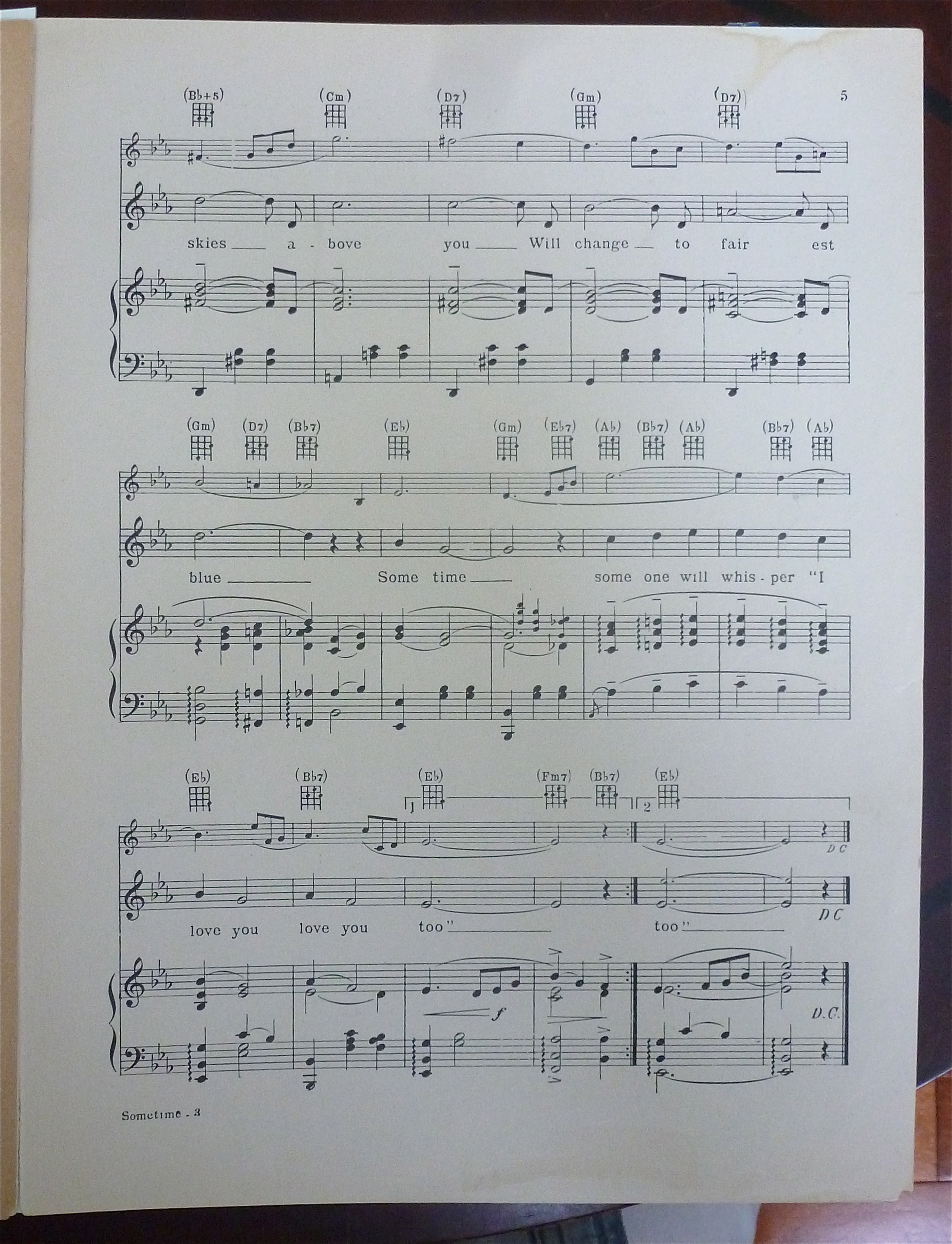1925 Sometime by Gus Kahn & Ted Fiorito