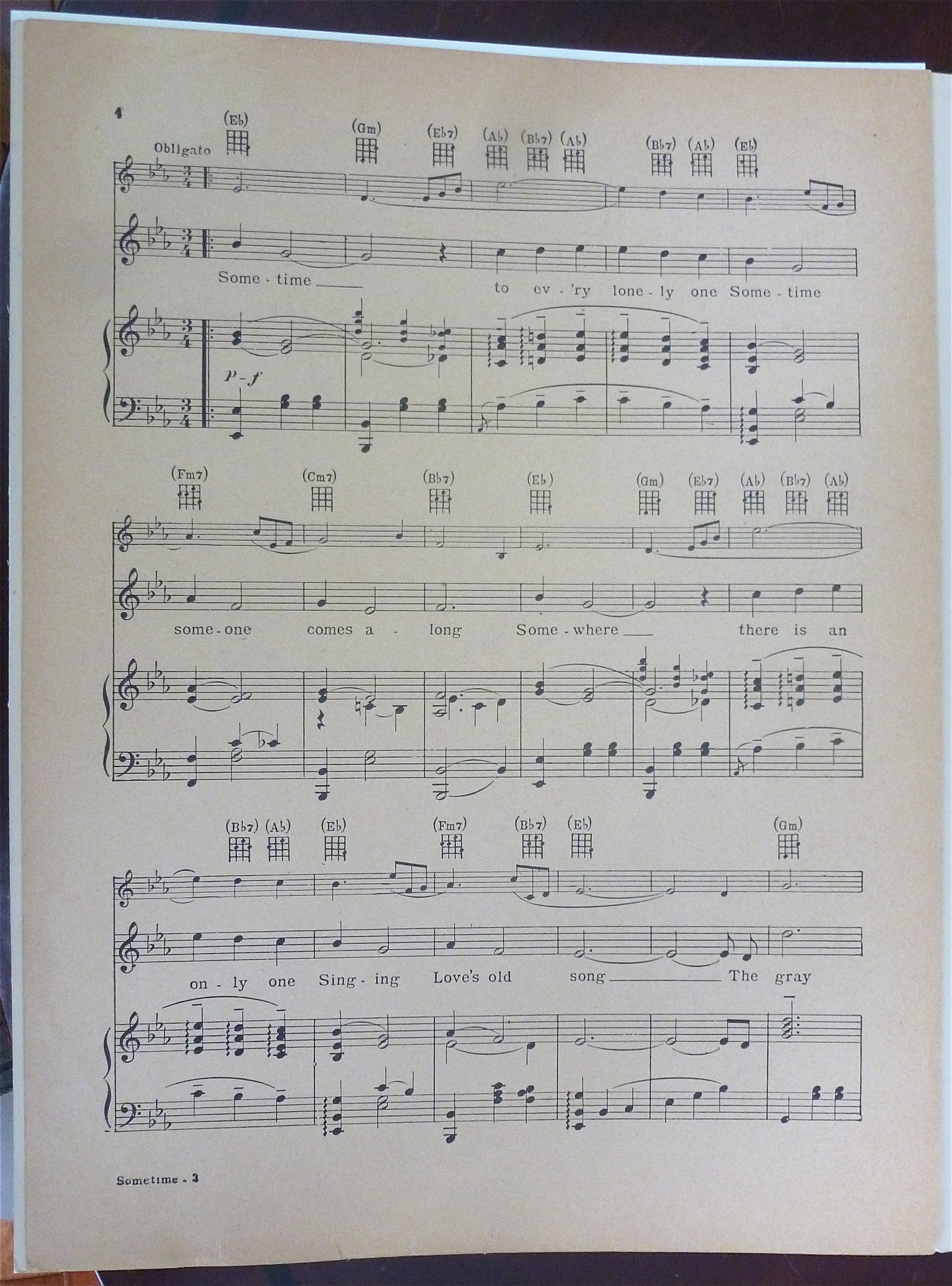 1925 Sometime by Gus Kahn & Ted Fiorito
