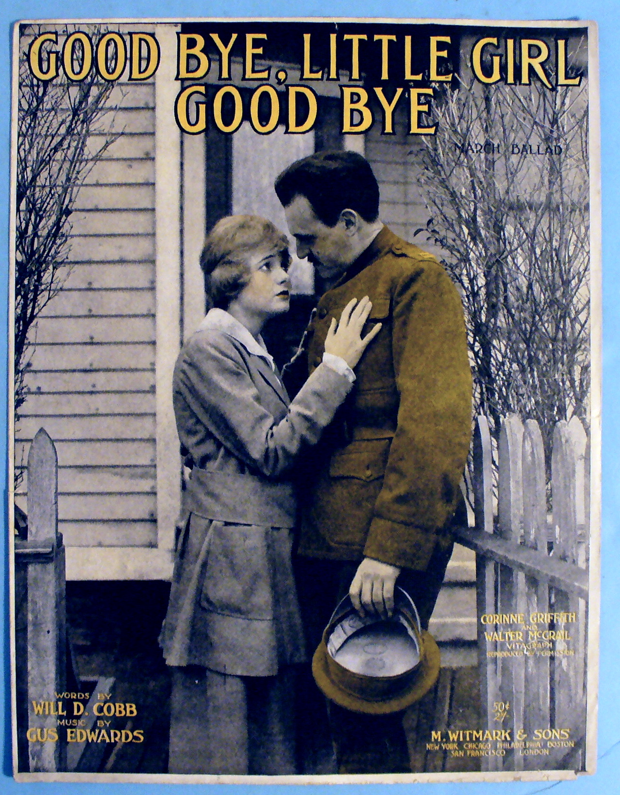 1904 Good Bye, Little Girl, Good Bye By Will D. Cobb