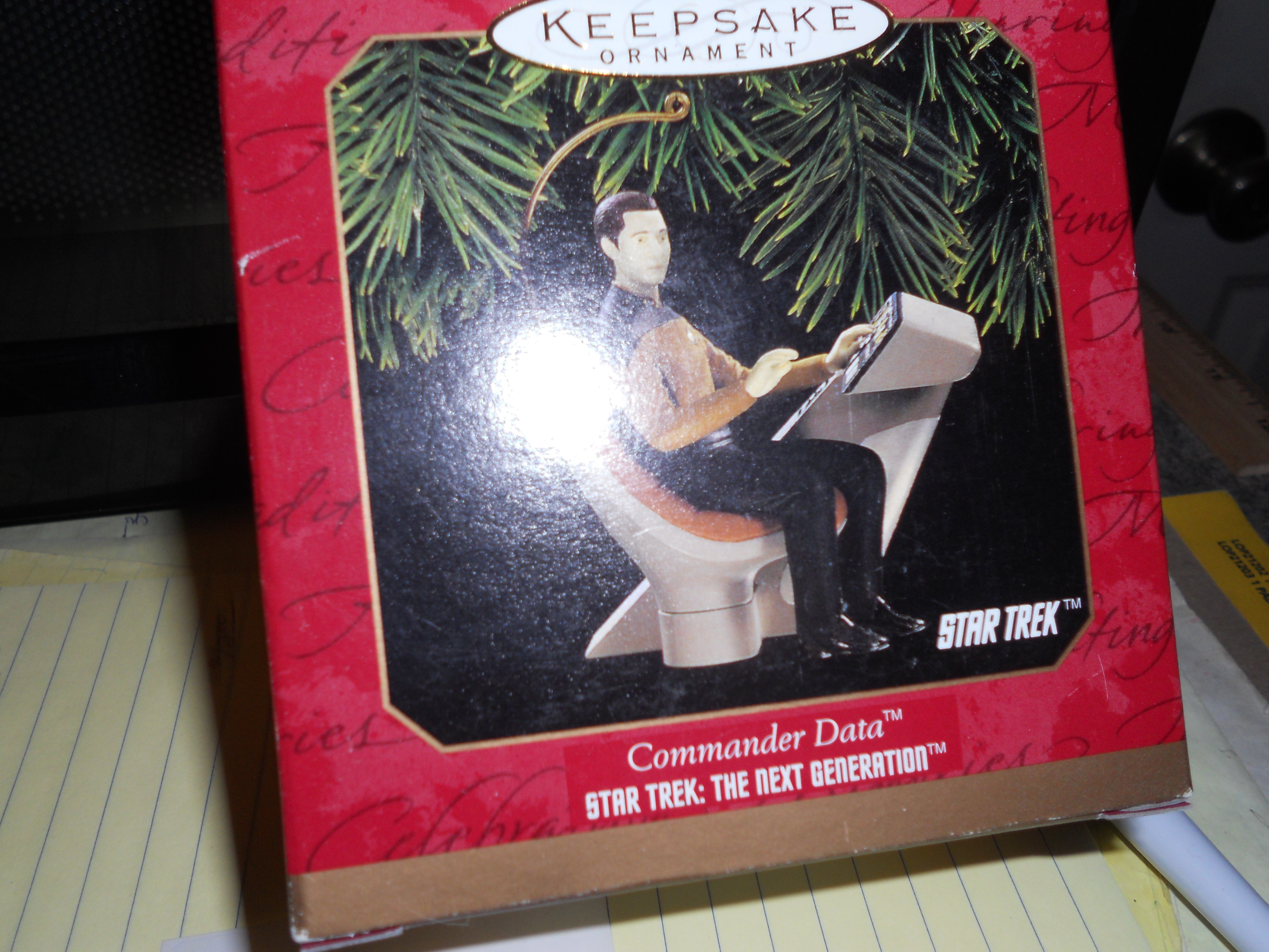 Star Trek Commander Data Ornament Hallmark