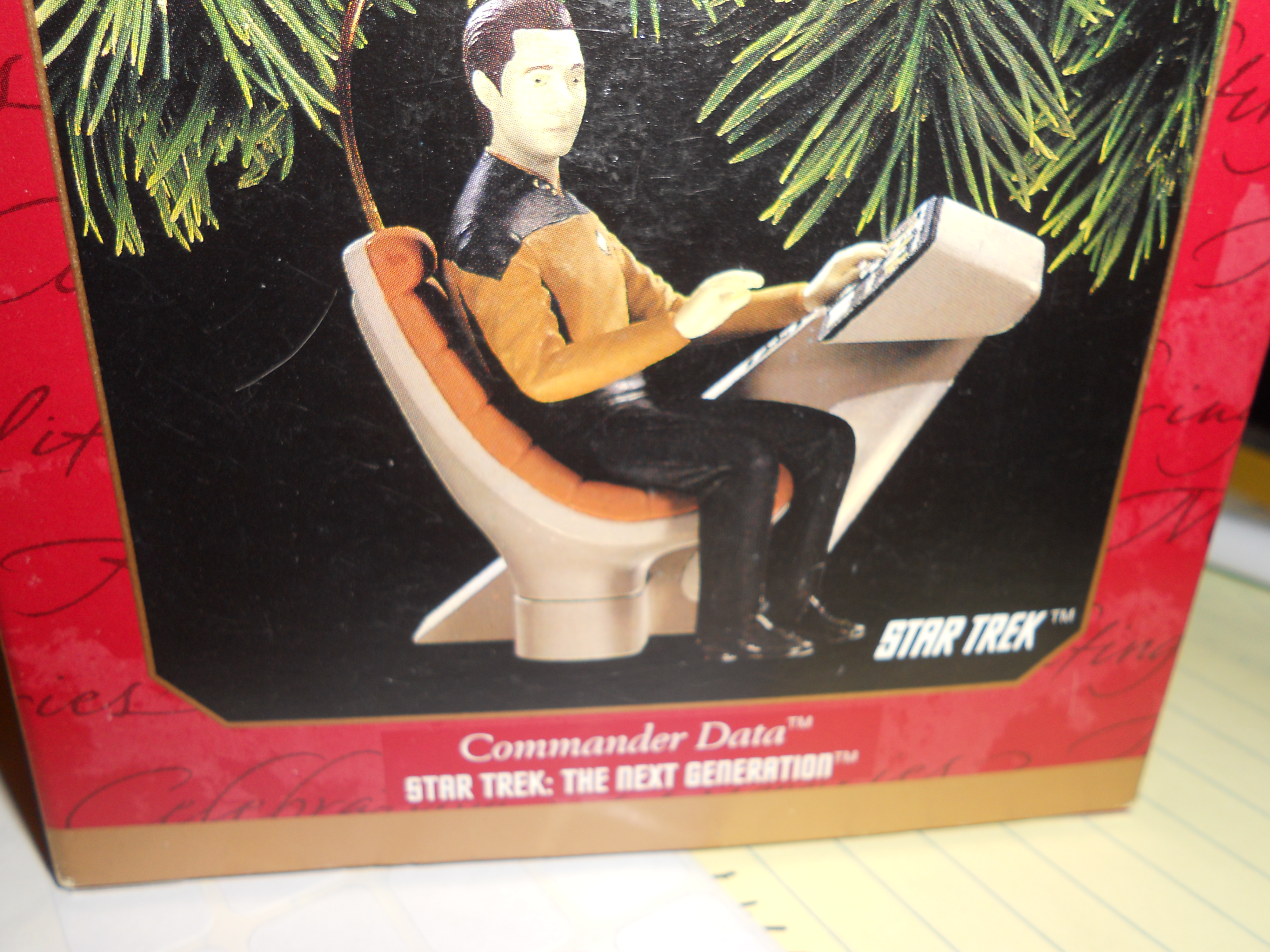 Star Trek Commander Data Ornament Hallmark