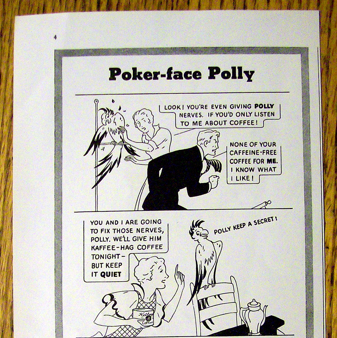 1937 Kellogg's Kaffee Hag Coffee